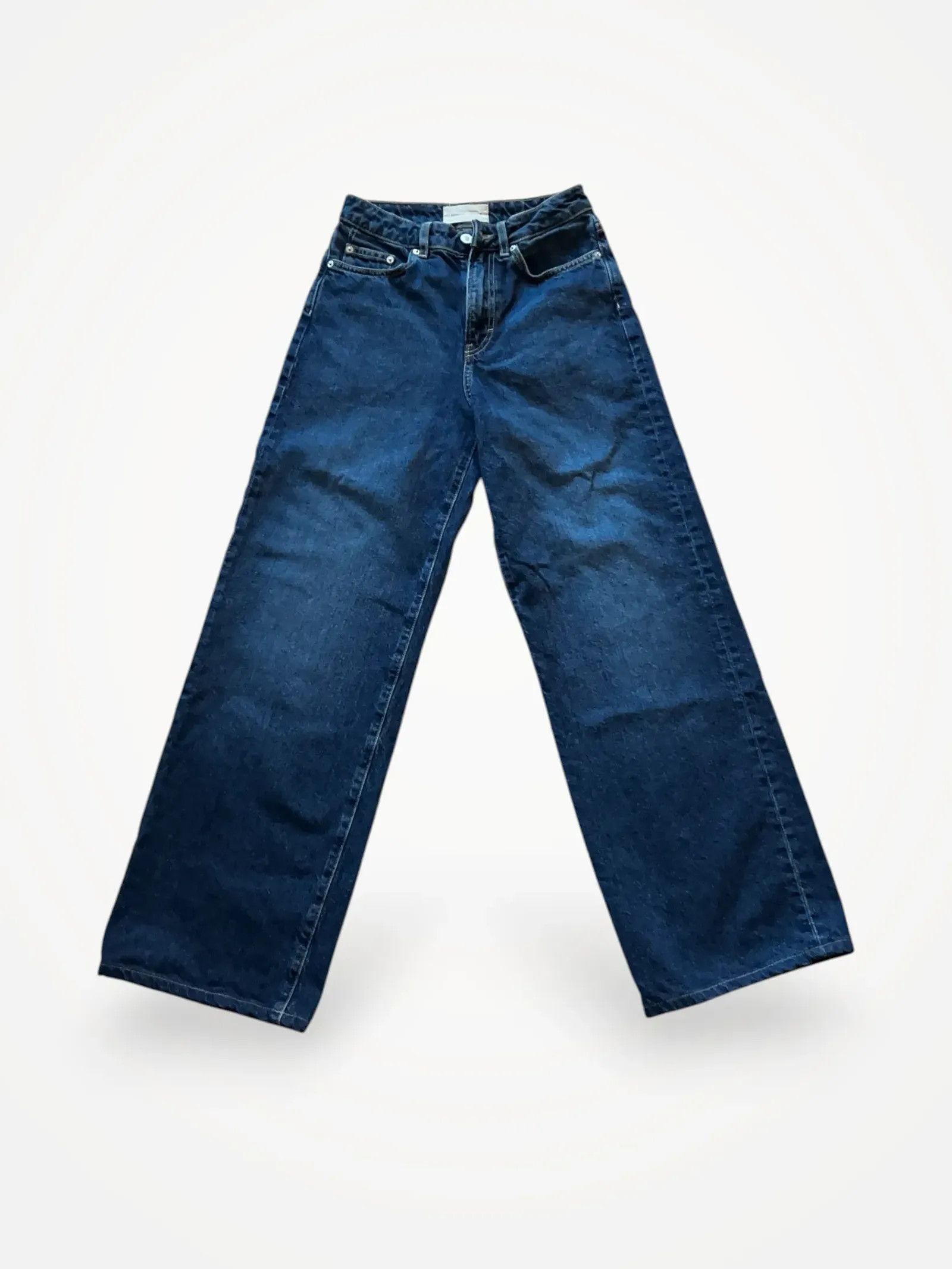JEANERICA JEANERICA Streaky Mid Blue Vintage Jeans Size 23" - 1 Thumbnail