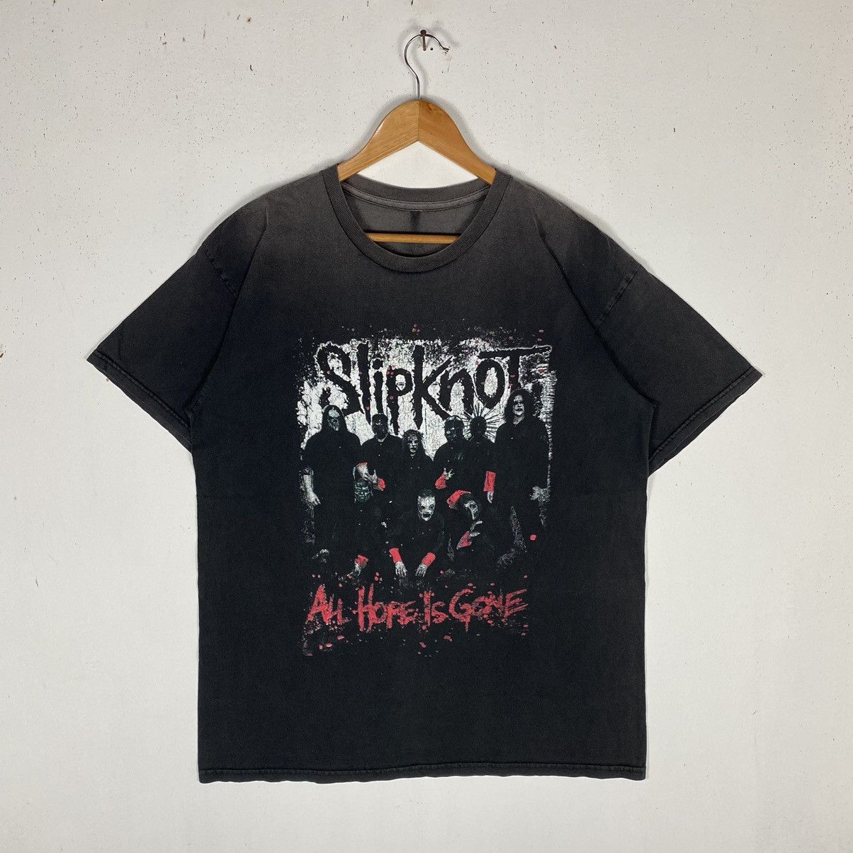 Band Tees × Slipknot × Vintage VINTAGE SLIPKNOT ALL HOPE IS GONE SUNFADED TEE Size US L / EU 52-54 / 3 - 2 Thumbnail