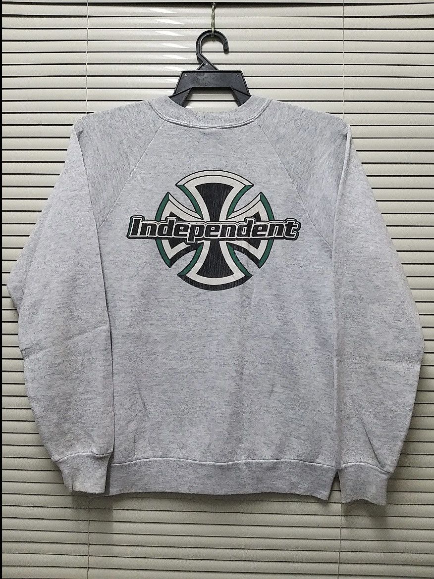 Independent Truck Co. VINTAGE 90'S INDEPENDENT TRUCK.CO SKATEBOARD SWEATSHIRT Size US M / EU 48-50 / 2 - 1 Thumbnail