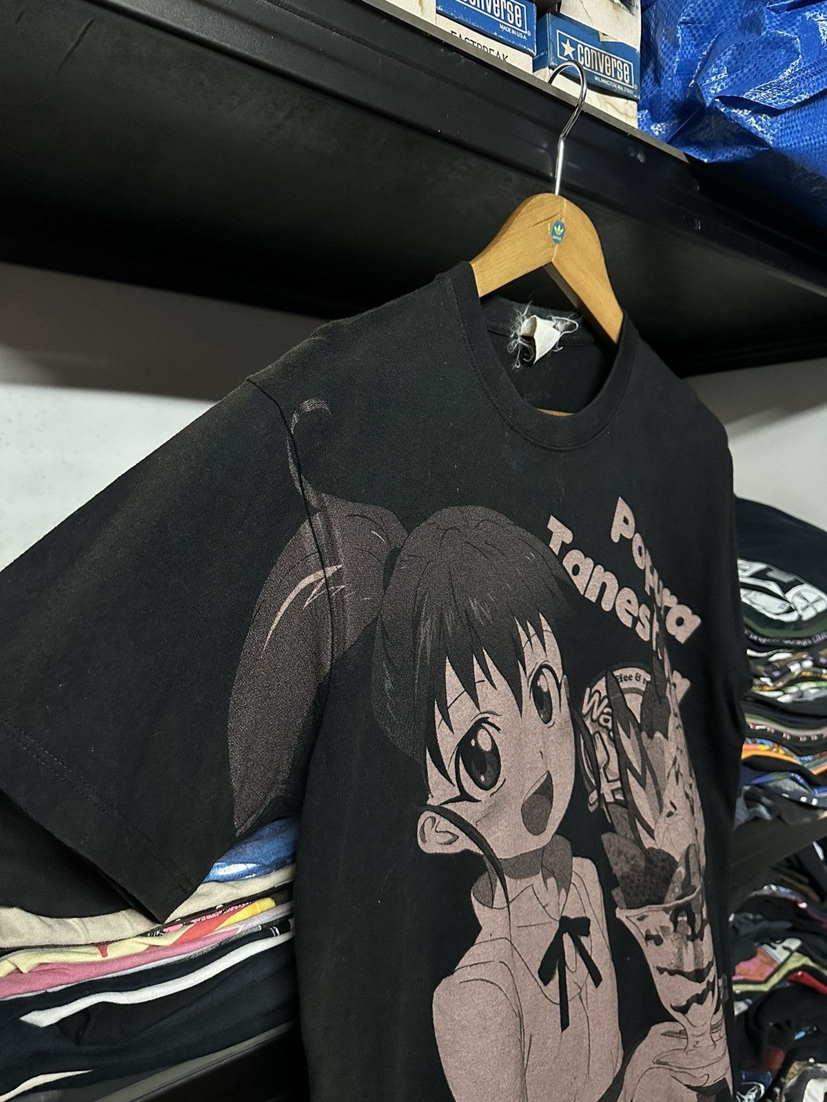 Anime × Vintage Vintage Cospa Anime Aop Popura Taneshima Sun Faded Tee Size US L / EU 52-54 / 3 - 4 Thumbnail