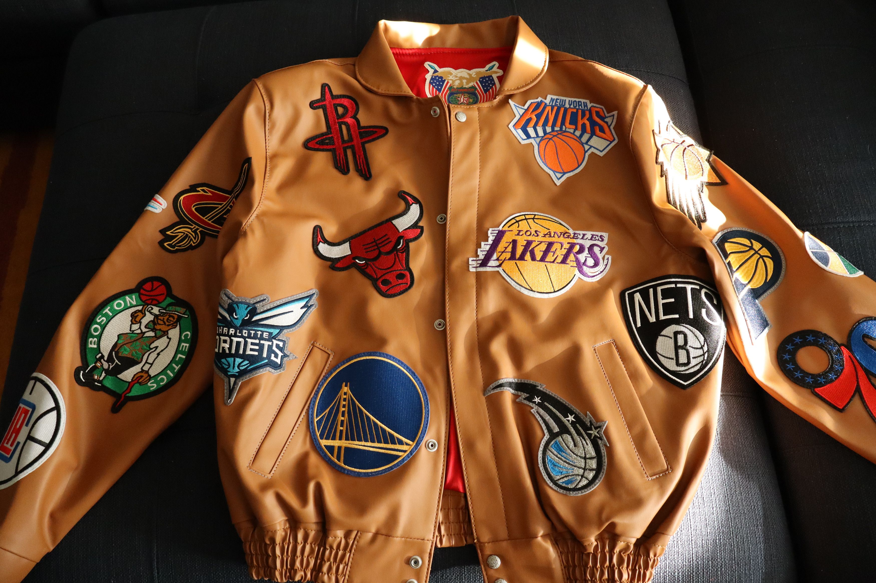 Jeff Hamilton JEFF HAMILTON x NBA Teams Logo Patch Jacket Medium Men s M Grailed