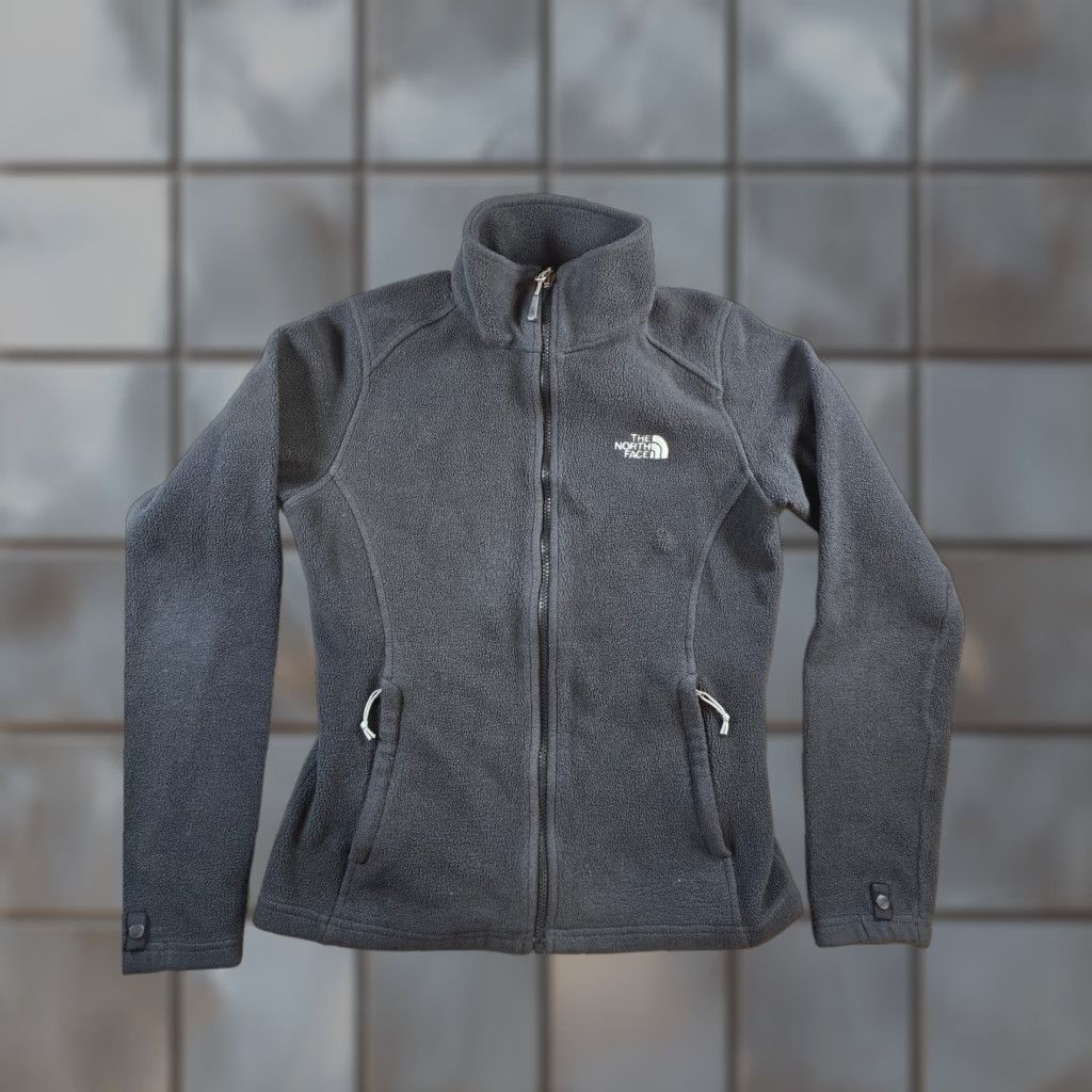 The North Face Jacket Womens Small Black Fleece Full Zip Pockets