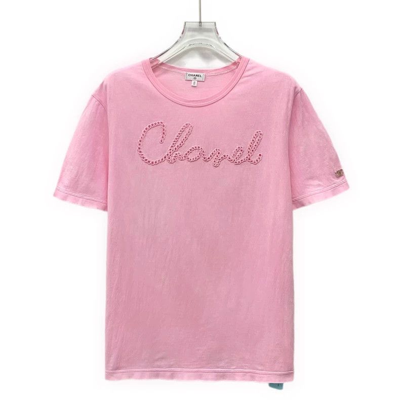 Chanel Chanel Roof Series Pink Logo Embroidered Logo Diamond Cott Size XS / US 0-2 / IT 36-38 - 1 Thumbnail