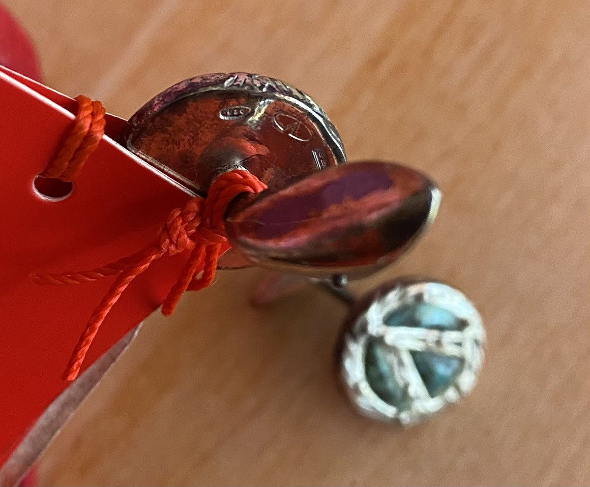 Valentino Valentino garavani turquoise stone vcut sterling silver nwt Size ONE SIZE - 3 Thumbnail
