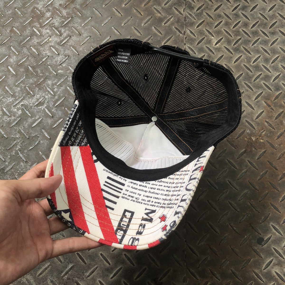 Von Dutch 🚫 SOLD 🚫 Von Dutch Full Print Double Patch Trucker Hat Size ONE SIZE - 7 Thumbnail