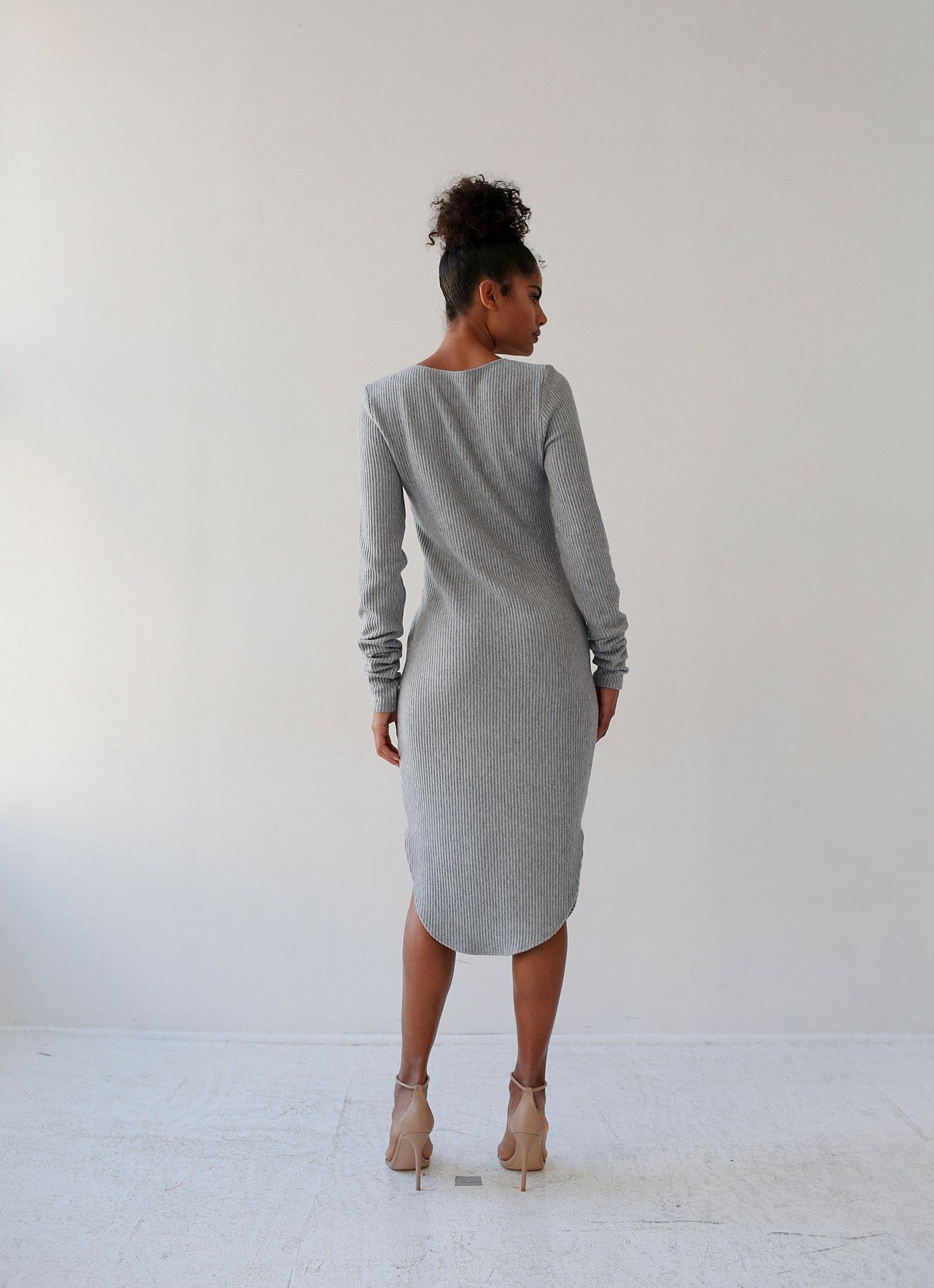 Other GREY SWEATER DRESS Size L / US 10 / IT 46 - 3 Thumbnail