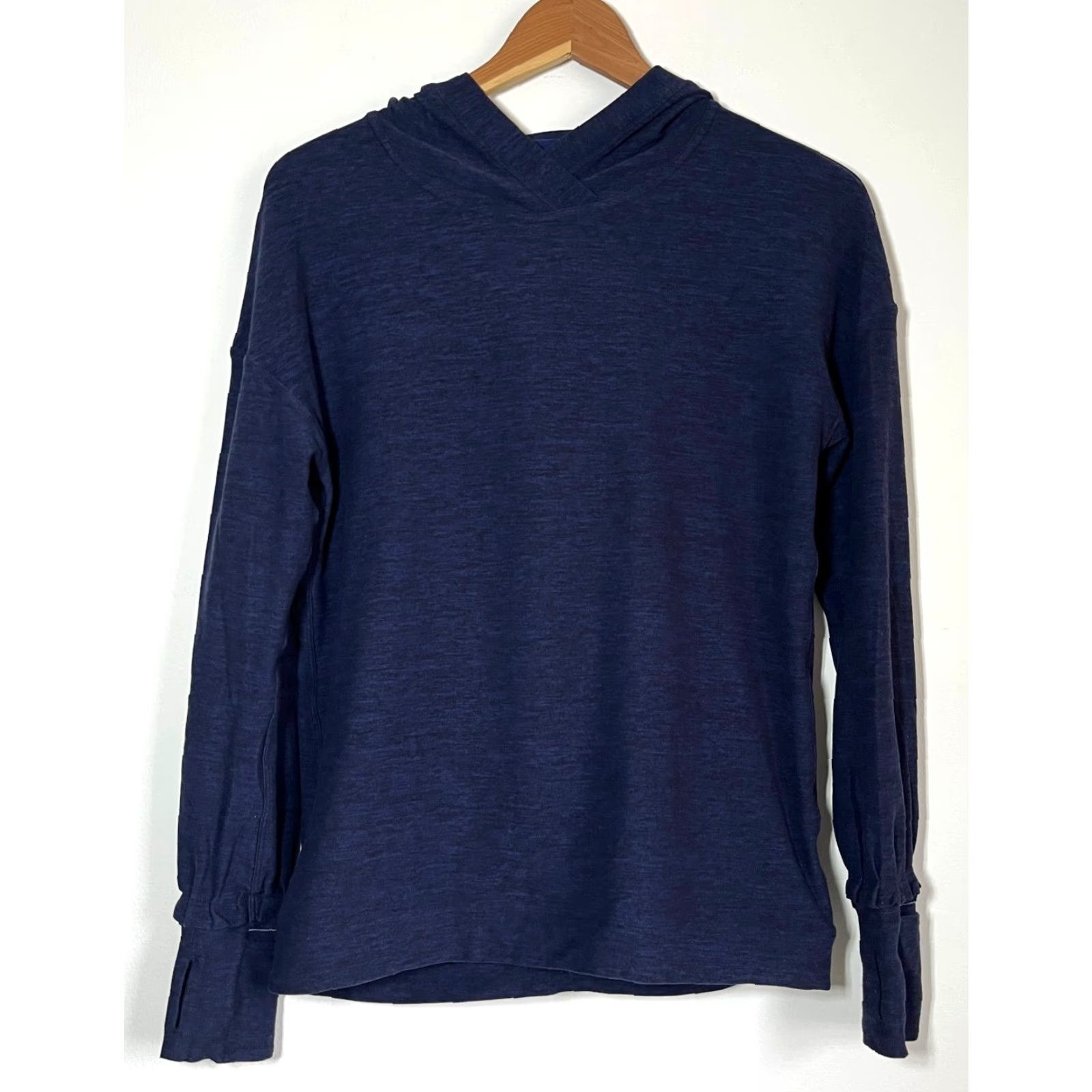 Lululemon Lululemon Women's Extra Mile Hoodie Heathered Hero Blue M Shirt Womens Size M / US 6-8 / IT 42-44 - 2 Thumbnail