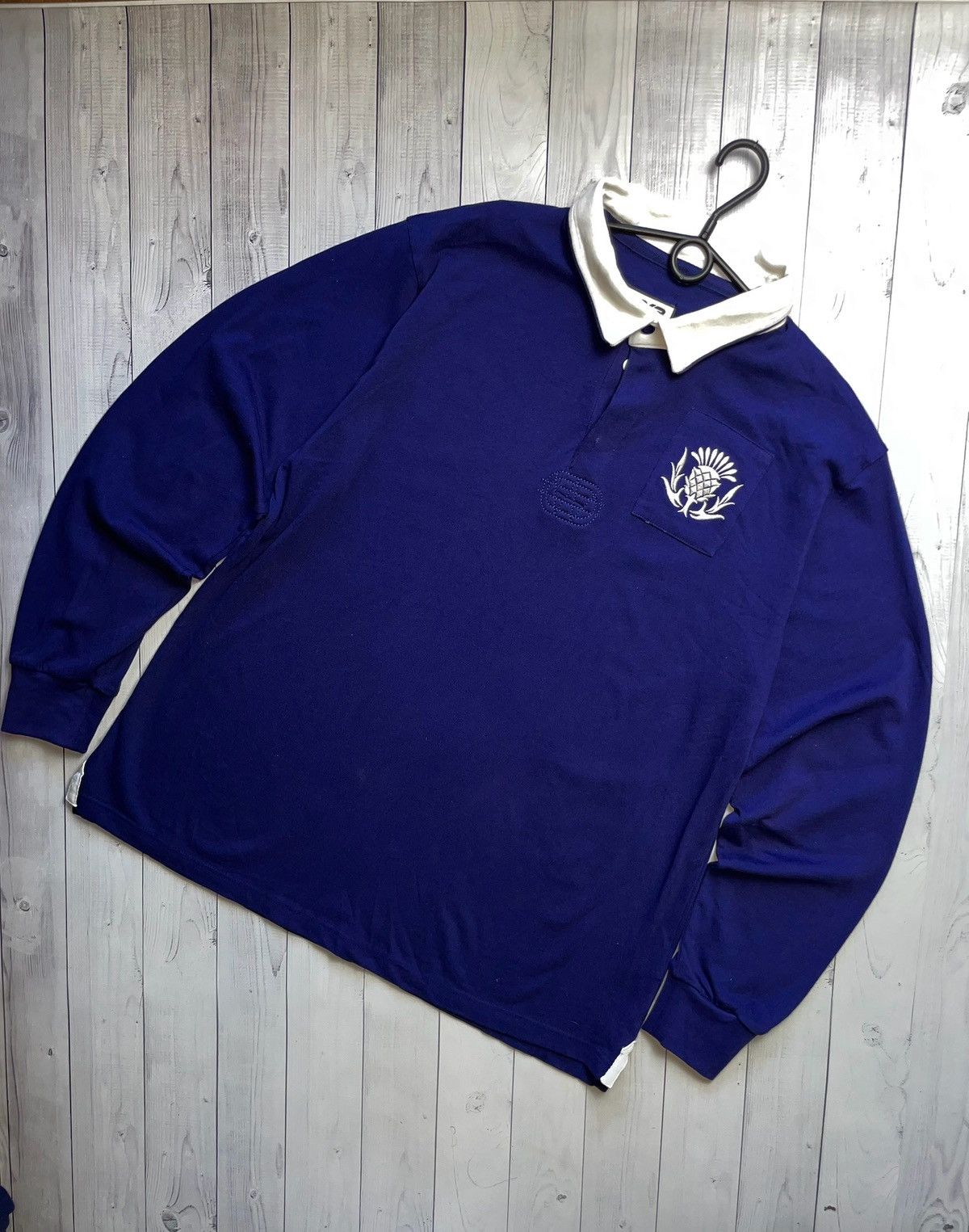 Vintage Vintage Scotland rugby jersey size XXXXL navy Size US XXL / EU 58 / 5 - 1 Thumbnail