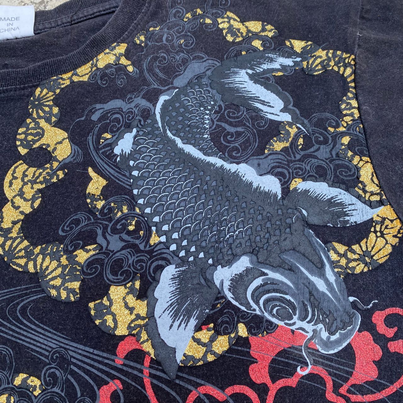 Japanese Brand Vintage Fish Koi Japanese Brand Tshirt Size US L / EU 52-54 / 3 - 6 Thumbnail