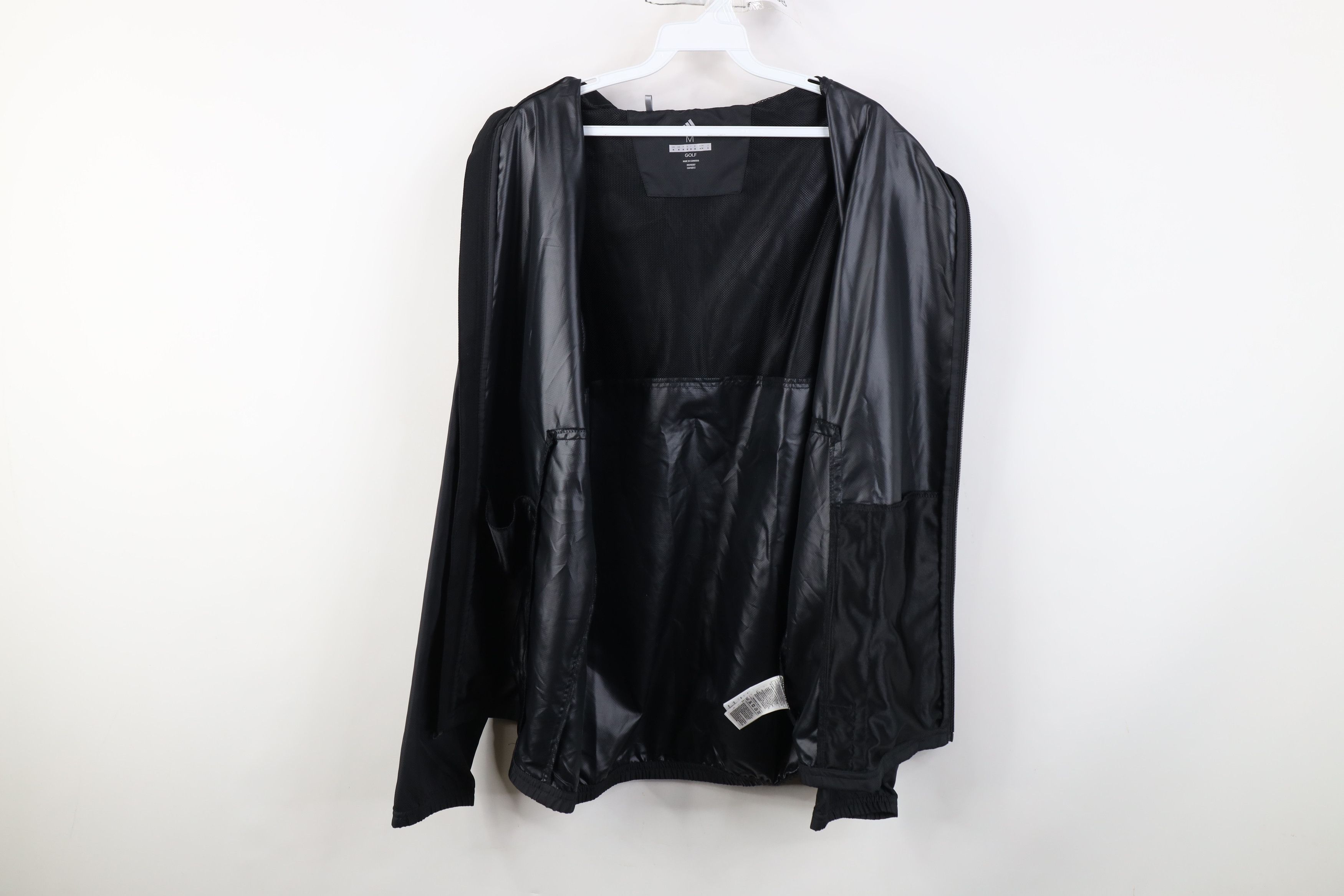 Adidas Adidas Golf Golfing Rain Windbreaker Bomber Jacket Black Size US M / EU 48-50 / 2 - 11 Thumbnail