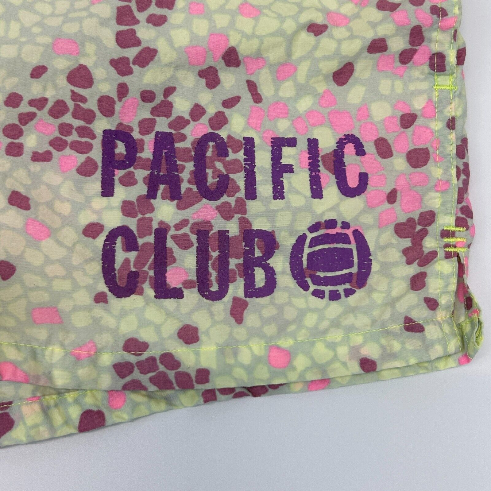 Vintage Vintage 90s Pacific Club Swim Shorts Trunks Yellow S Small Size US 36 / EU 52 - 8 Thumbnail