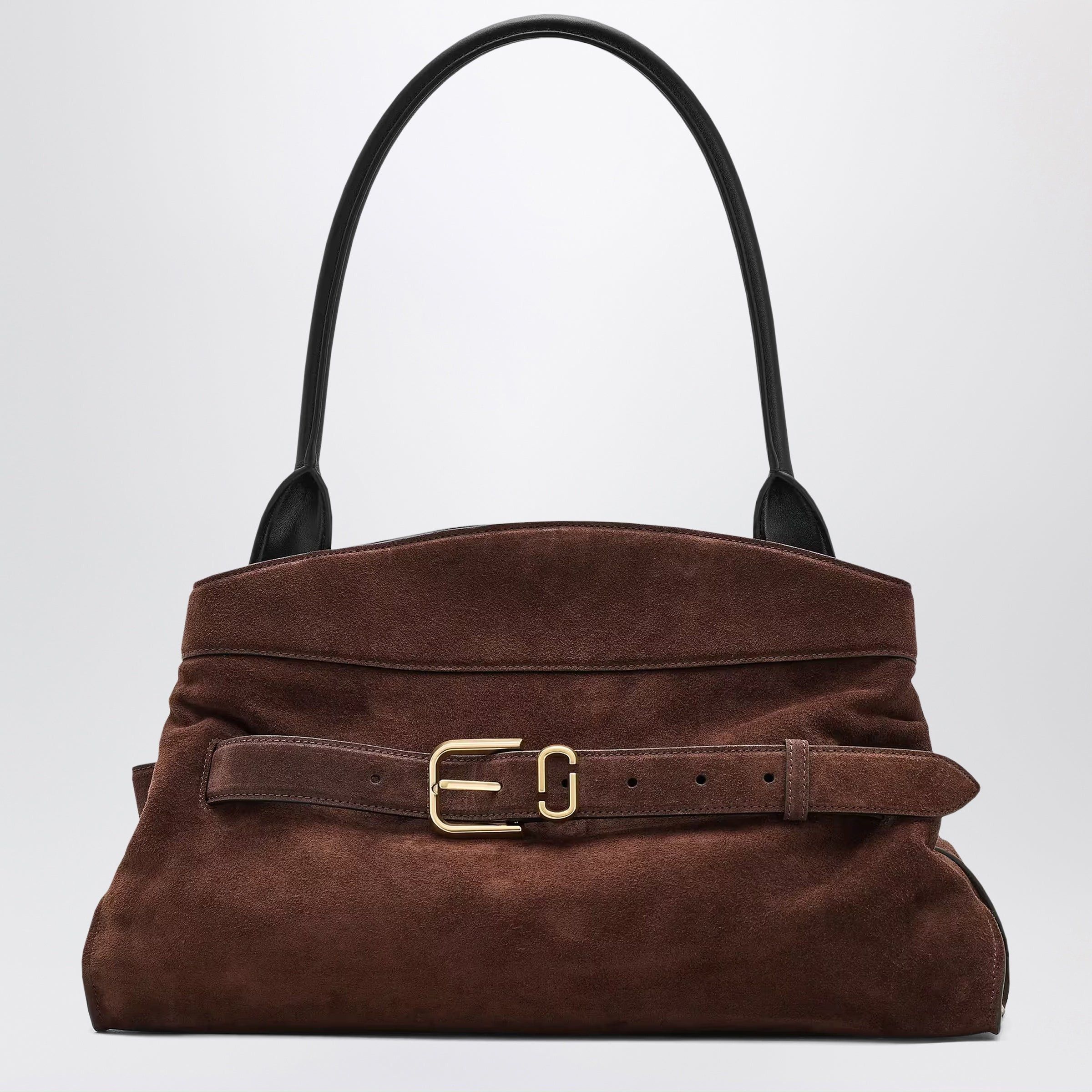 Marc Jacobs Marc Jacobs Dakota Bag In Suede Dark Brown Size ONE SIZE - 1 Thumbnail