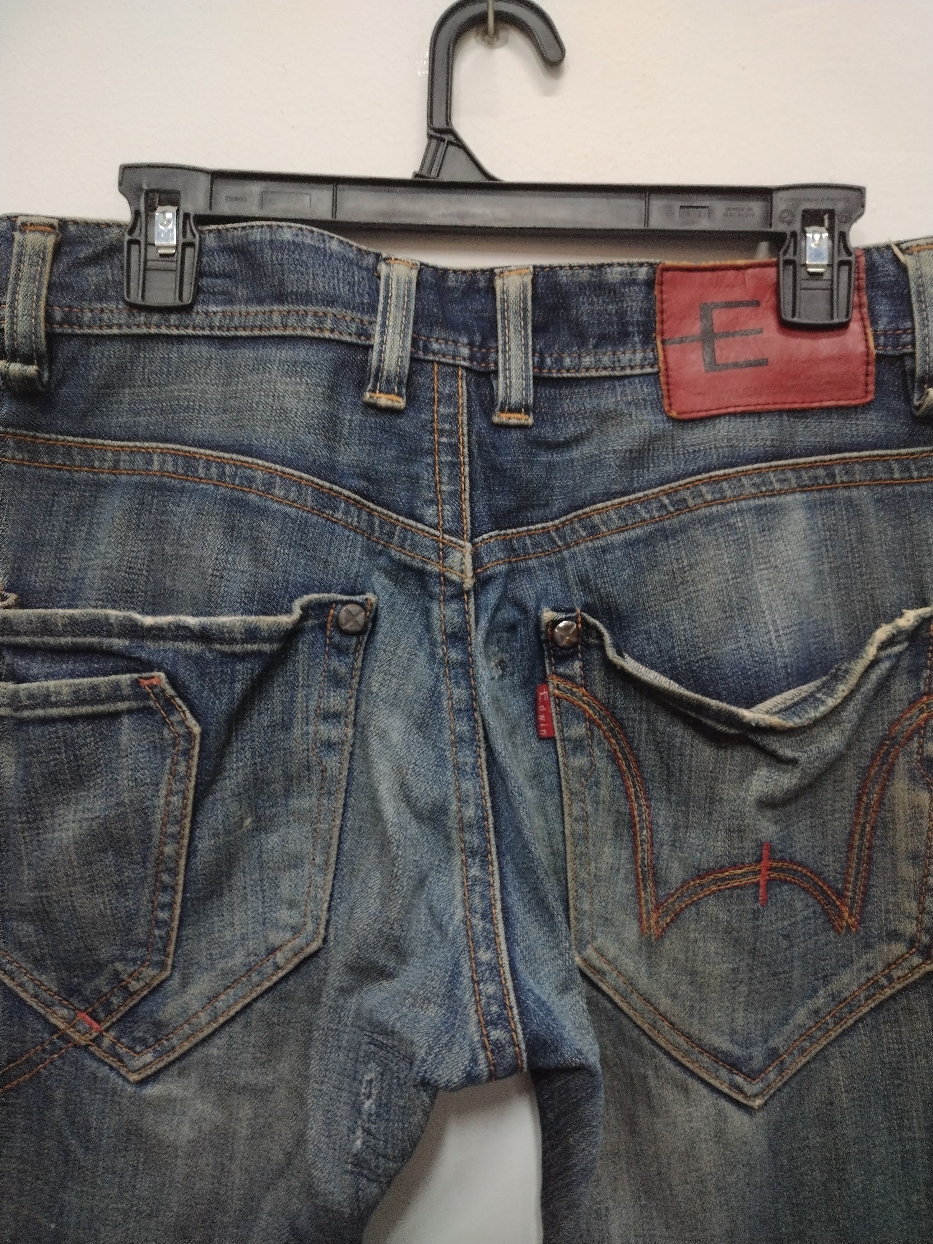 Edwin 💥Distressed Edwin E Function Awesome Character Jeans Size US 32 / EU 48 - 13 Thumbnail