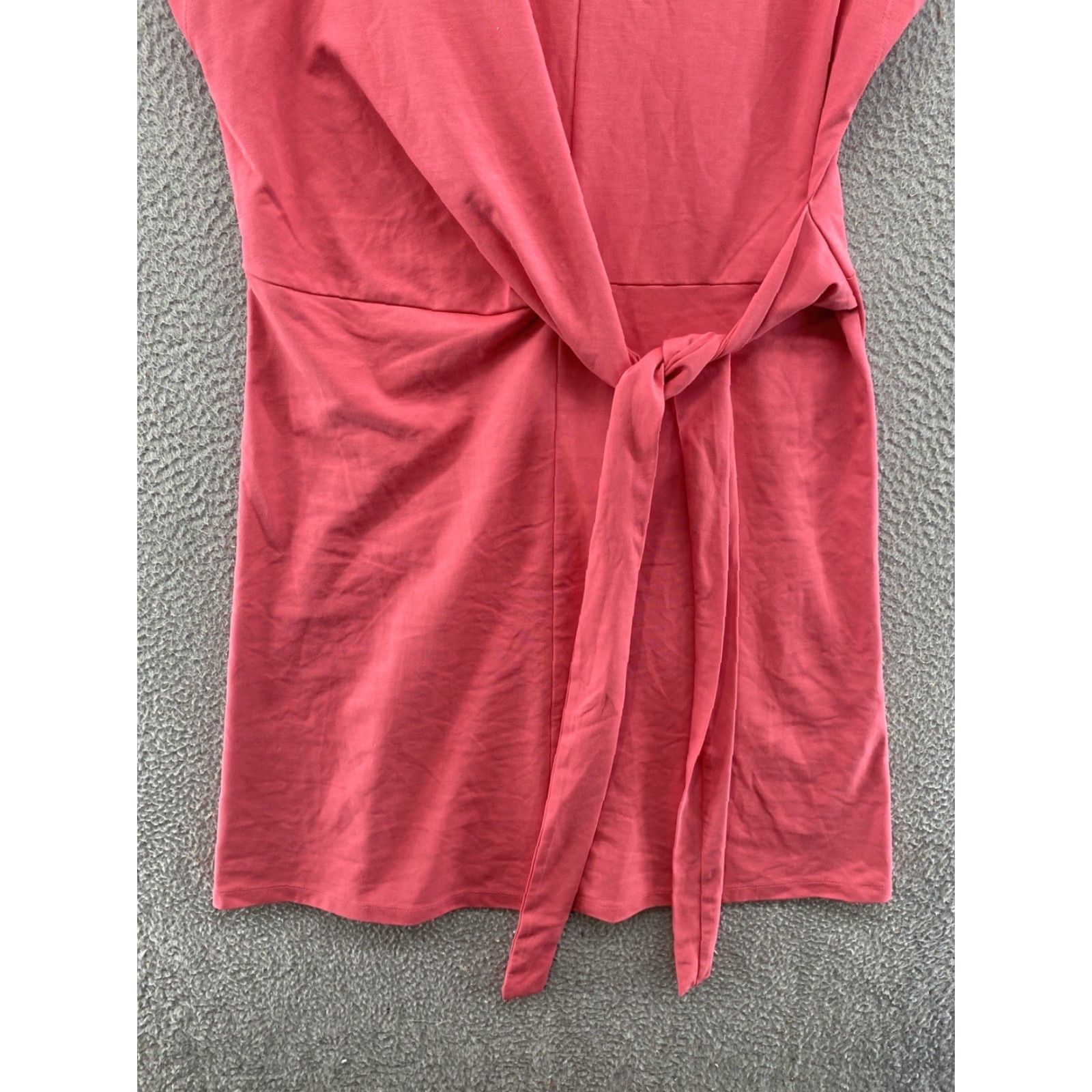 Banana Republic Banana Republic Dress Women's Pink Belted Sleeveless Rayon Stretch Knee Length S Tank Dress Womens Size S / US 4 / IT 40 - 3 Thumbnail