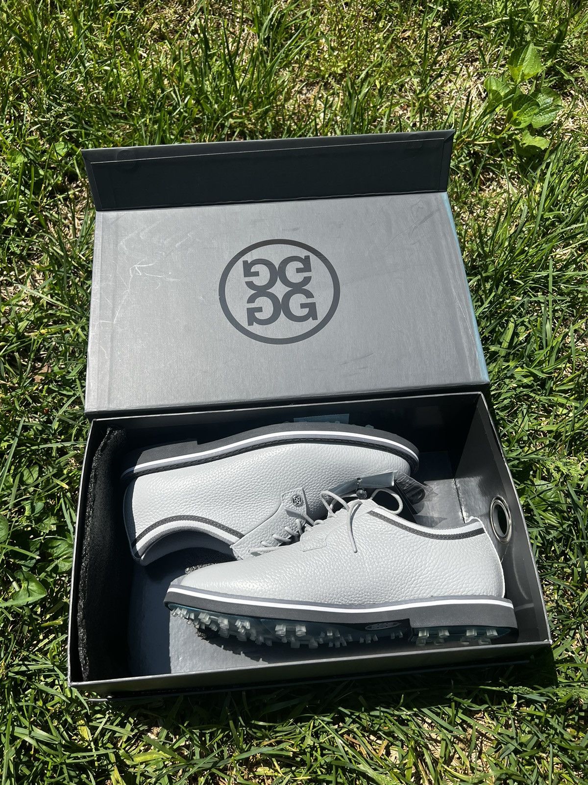 G/FORE NEW G/FORE size 7.5 Mens Grosgrain Gallivanter Golf Grey Size US 7.5 / EU 40-41 - 12 Thumbnail