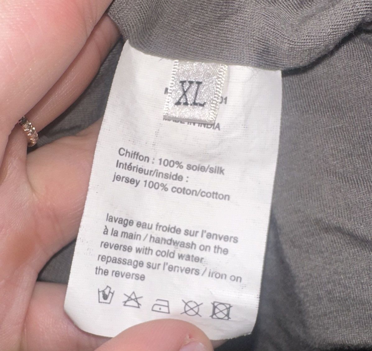Lanvin Lanvin Silk Overlay Hoodie Jacket Size US XL / EU 56 / 4 - 10 Thumbnail