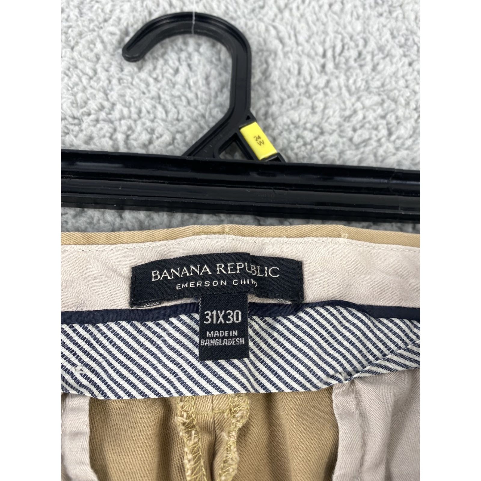 Banana Republic Banana Republic Chino Pants Men’s 31x30 Tan Slim Fit Business Casual Size US 31 - 3 Thumbnail