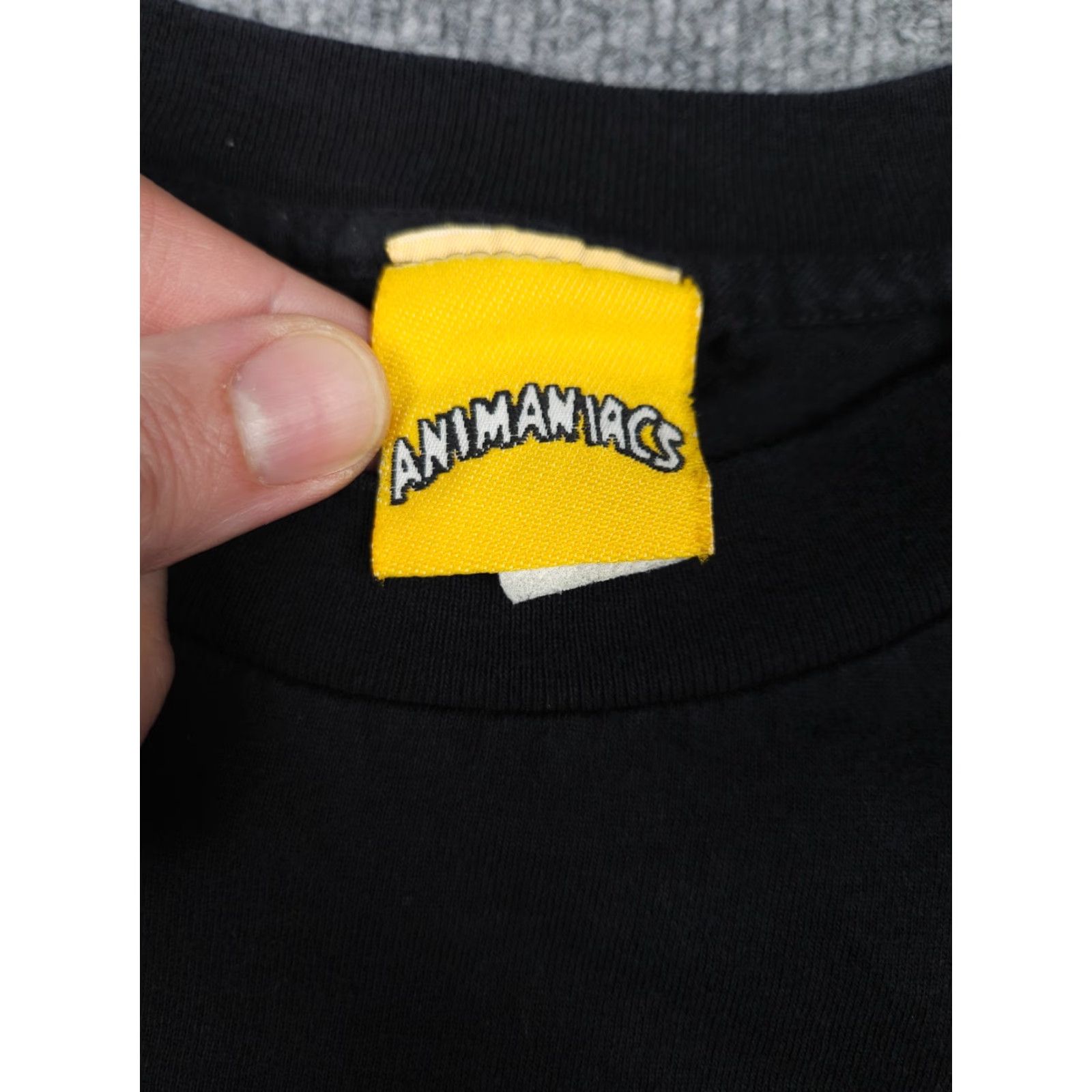 Doublet VINTAGE Animaniacs T Shirt Men's Large Double Sided Single Stitch CUT SLEEVES Size US L / EU 52-54 / 3 - 5 Thumbnail
