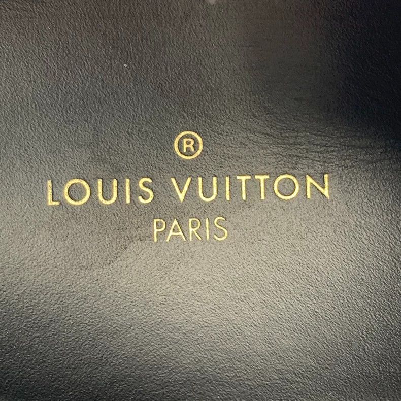 Louis Vuitton Louis Vuitton Black leather-paneled lace-up sneaker Size US 7.5 / EU 40-41 - 7 Thumbnail