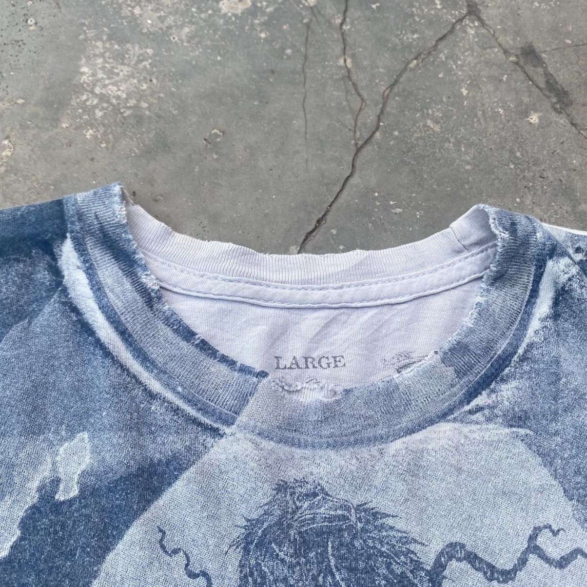 Affliction AFFLICTION Paperthin Distressed Crow tee Size US L / EU 52-54 / 3 - 3 Thumbnail