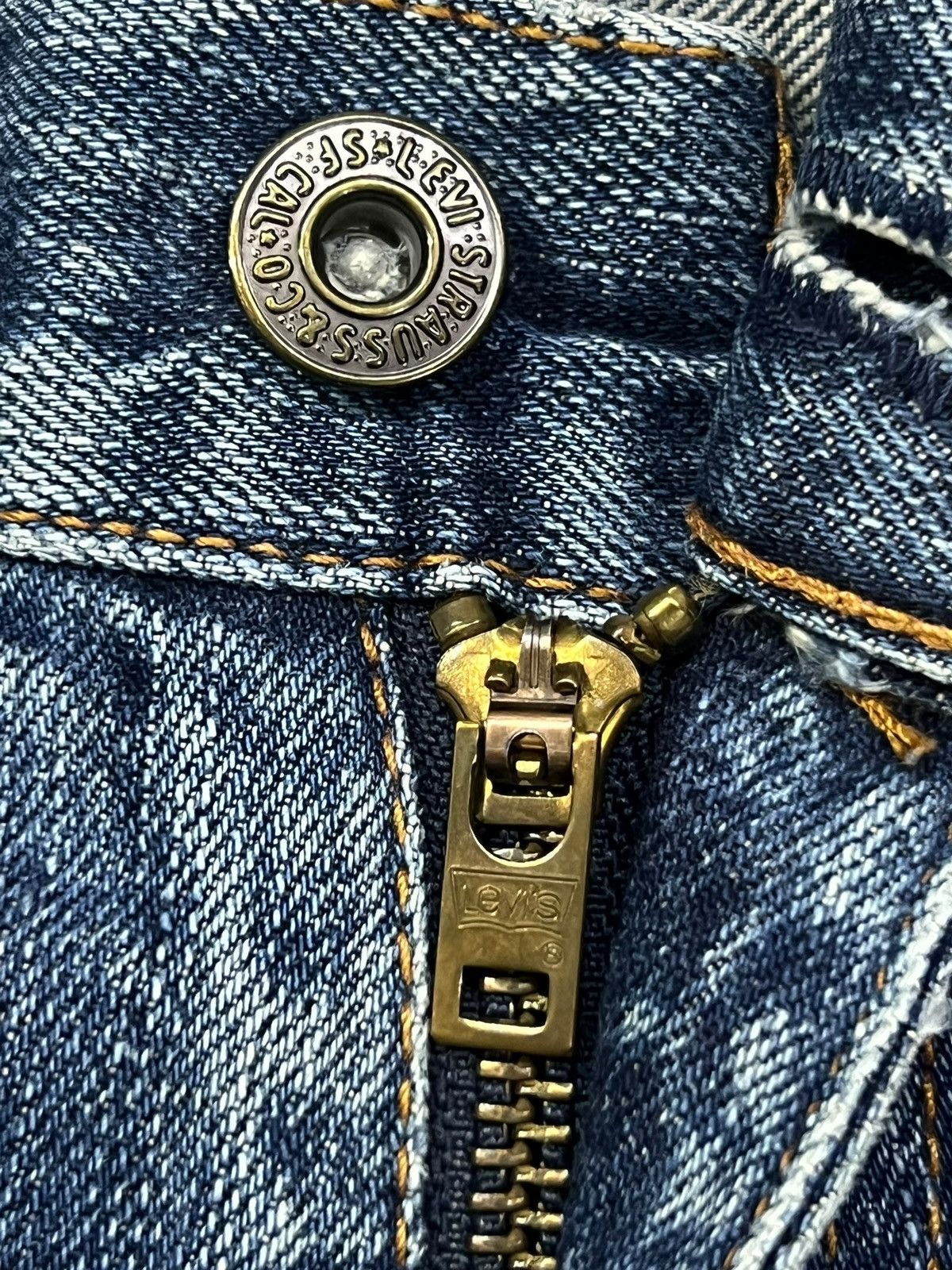 Levi's Baggy Vintage 90s Levi’s 503 Japan - Faded Wash, Distressed Size US 33 - 10 Thumbnail