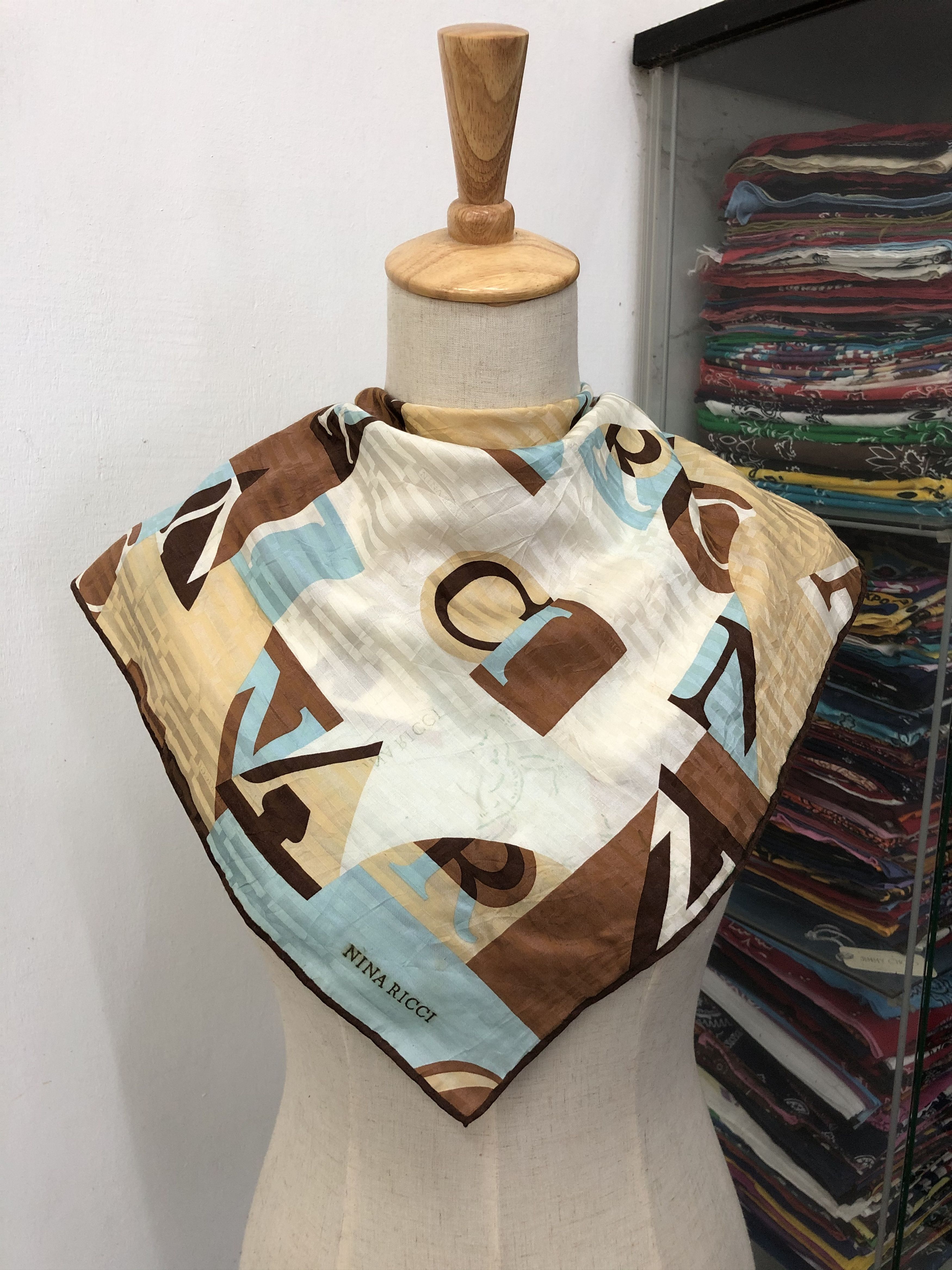 Nina Ricci Vintage Nina Ricci Silk Scarf Size ONE SIZE - 1 Thumbnail