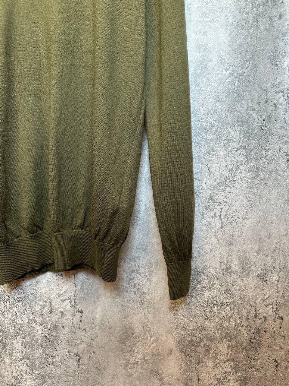 Reiss Reiss Hart Crew Wool Jumper Green LS Pullover Sweater Size US L / EU 52-54 / 3 - 9 Thumbnail