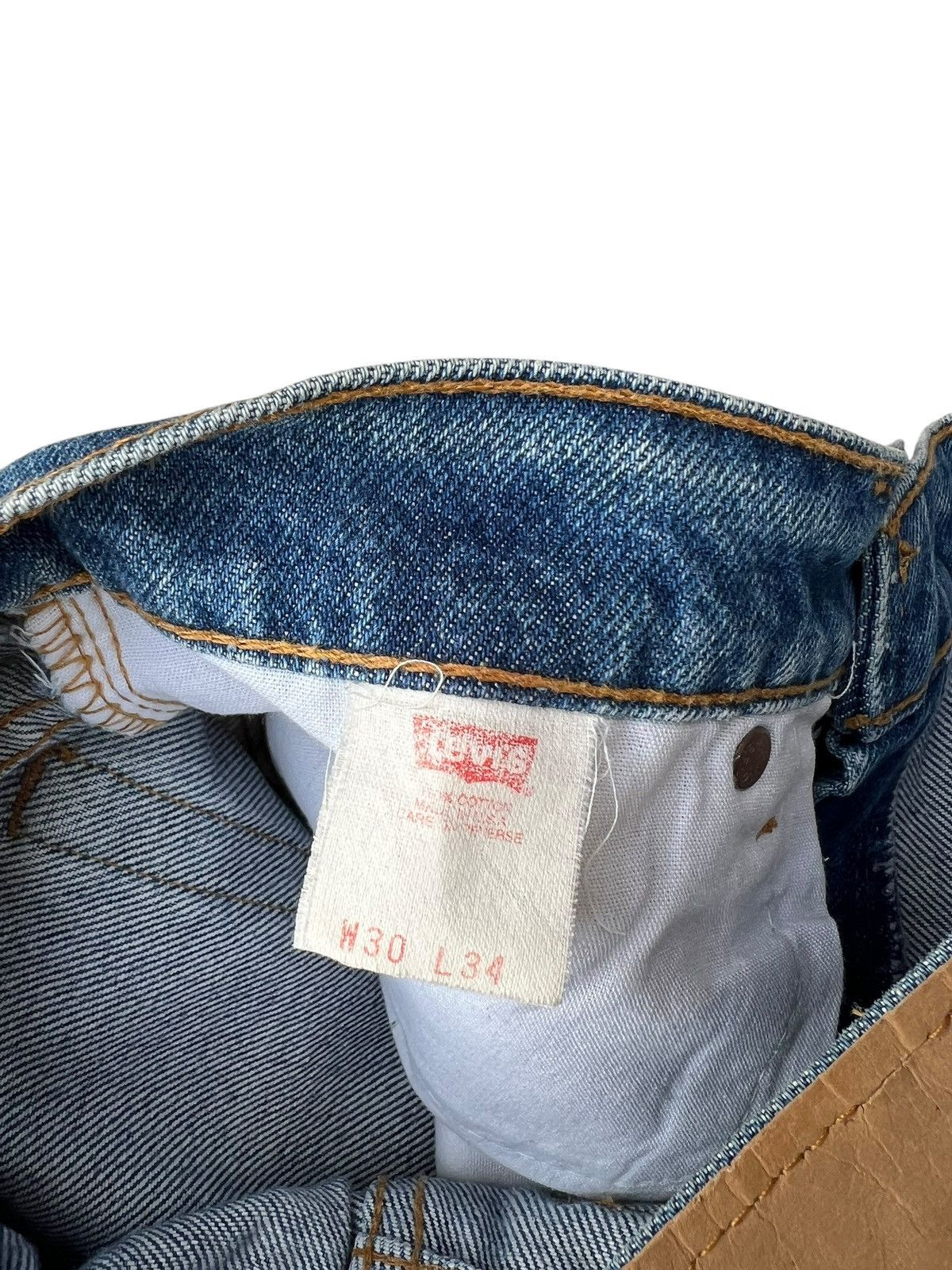 Levi's × Vintage Vintage 90s Levi’s 517 Faded Denim Bootcut Jeans Flare Size US 30 / EU 46 - 23 Thumbnail