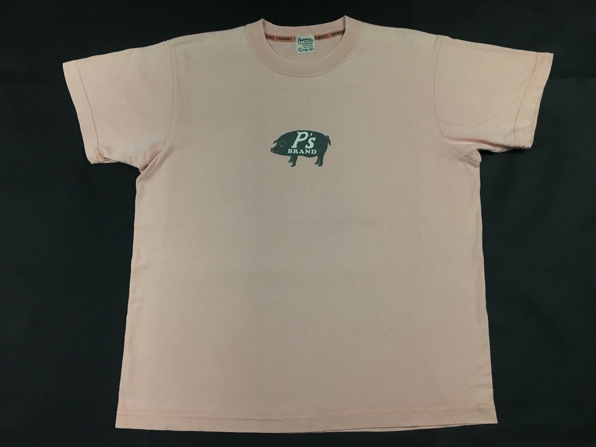 Pherrow's Vintage 90s Pherrow’s Mineral Big Pig Logo Printed Tee Size US L / EU 52-54 / 3 - 1 Thumbnail