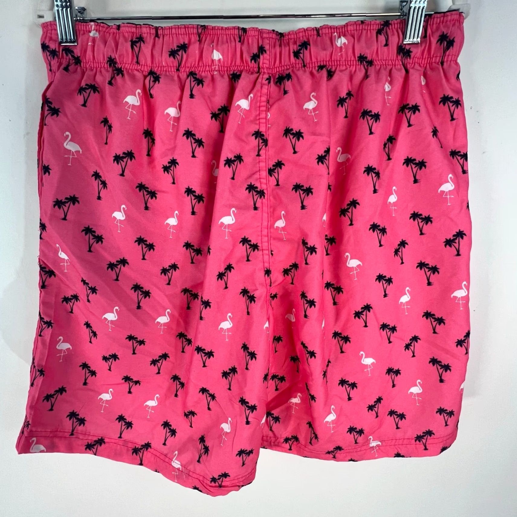 Vintage Broken Threads Surf Swim Trunks Adult XL Pink Flamingos Pockets Men Regular Size XL Pink Flamingos Surf Trunks 90s? Size US 36 / EU 52 - 4 Thumbnail