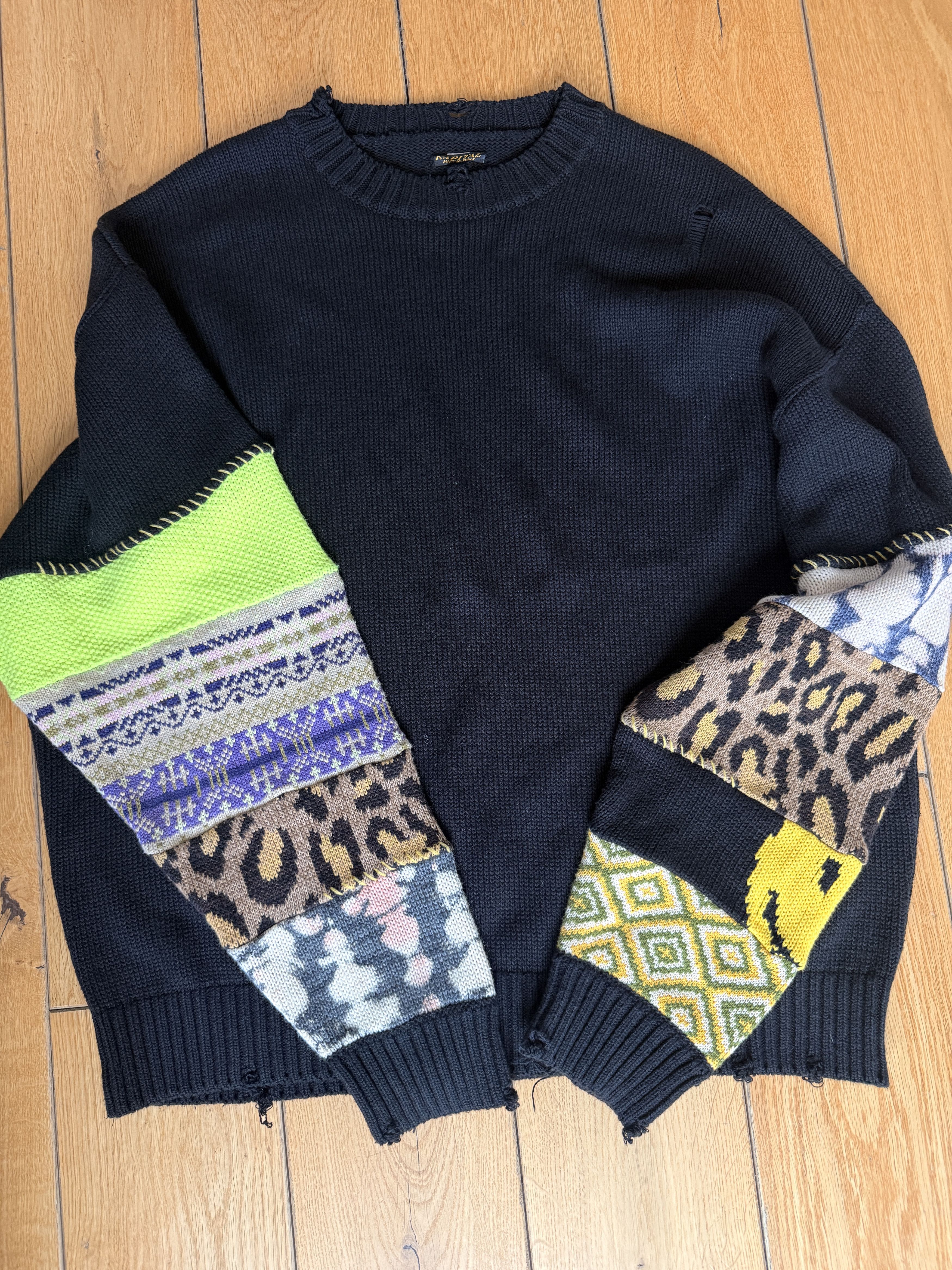 Kapital Kapital 5G cotton Knit Hippie Sleeve Crewneck Size US L / EU 52-54 / 3 - 3 Thumbnail