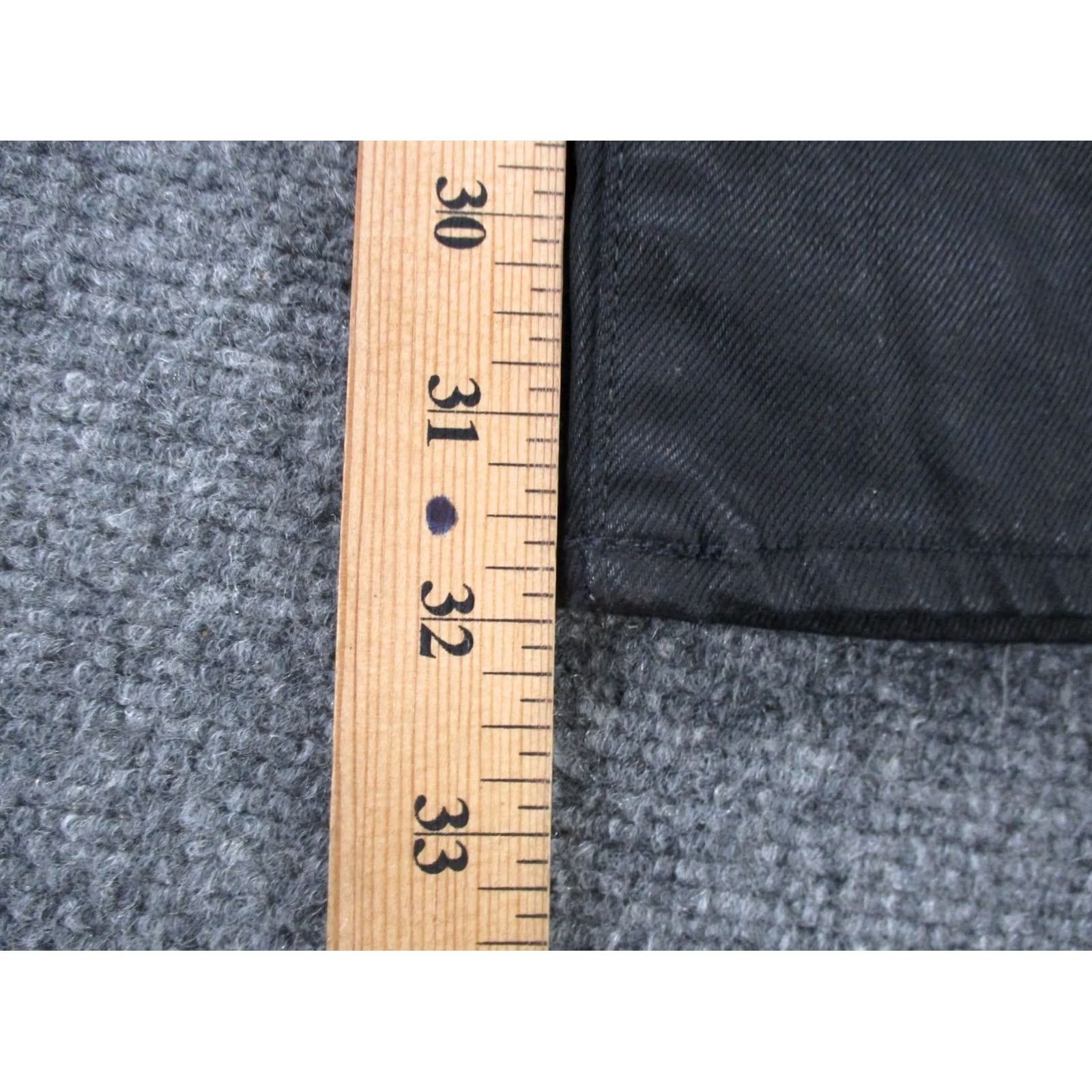 G-Star G-Star Jeans Men 29x32 Black Denim Raw Revend Skinny Straight 90s Skater Mens Jeans Black Denim 29x32 Dark Wash Button Zip Logo Accents Size US 29 - 4 Thumbnail