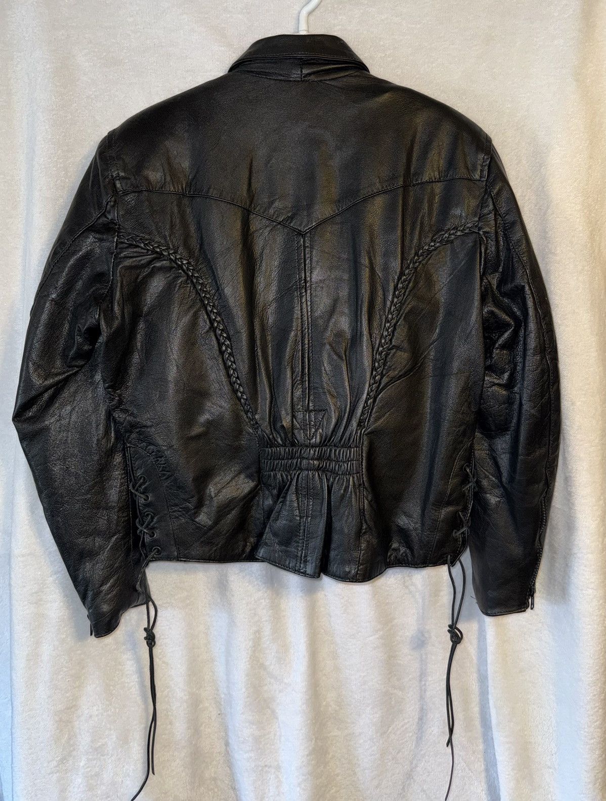 Other VTG Barney’s Leather size medium black leather biker jacket Size M / US 6-8 / IT 42-44 - 8 Thumbnail