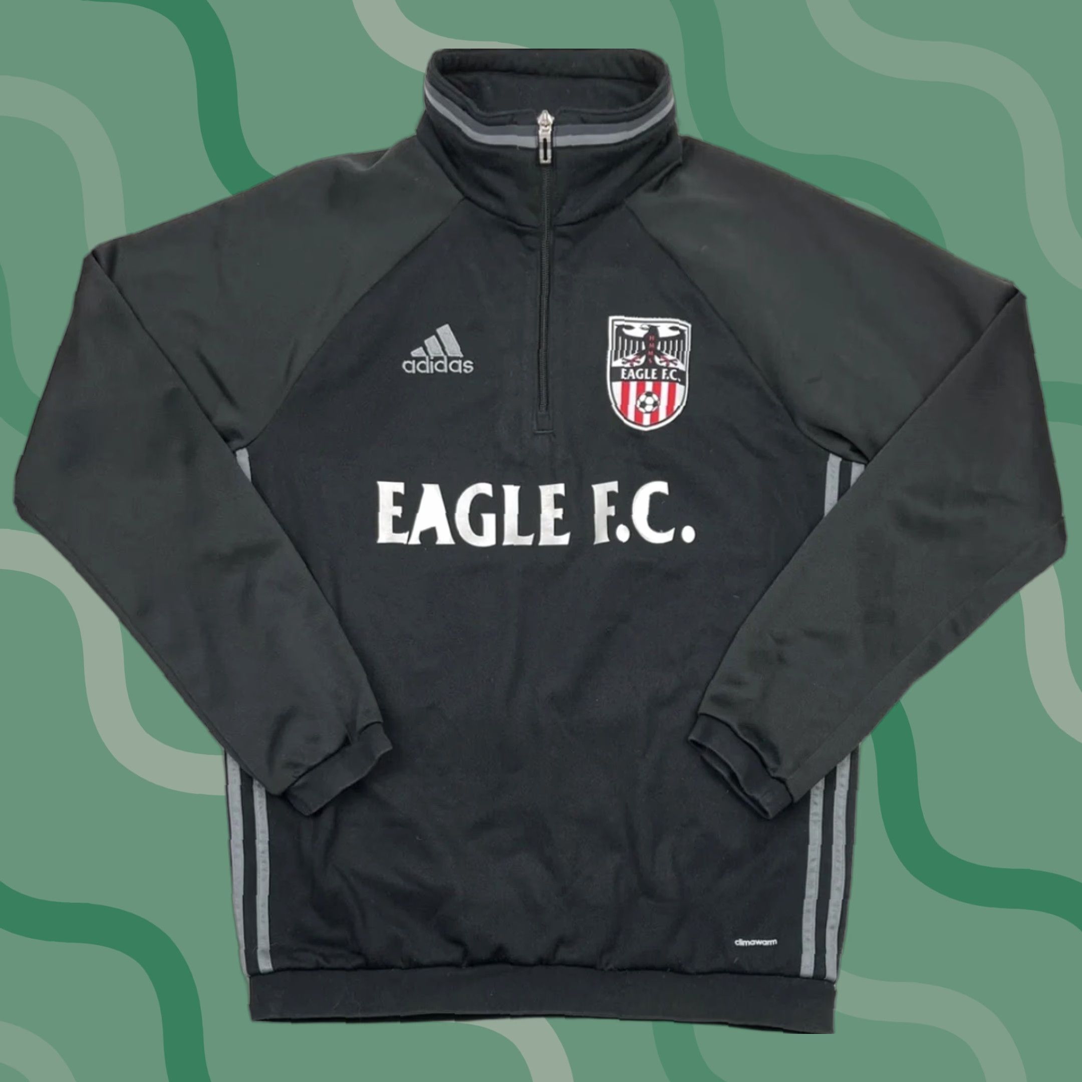 Adidas Adidas Mens Soccer 1/4 Zip Sweatshirt Jacket 기? Size US M / EU 48-50 / 2 - 1 Thumbnail