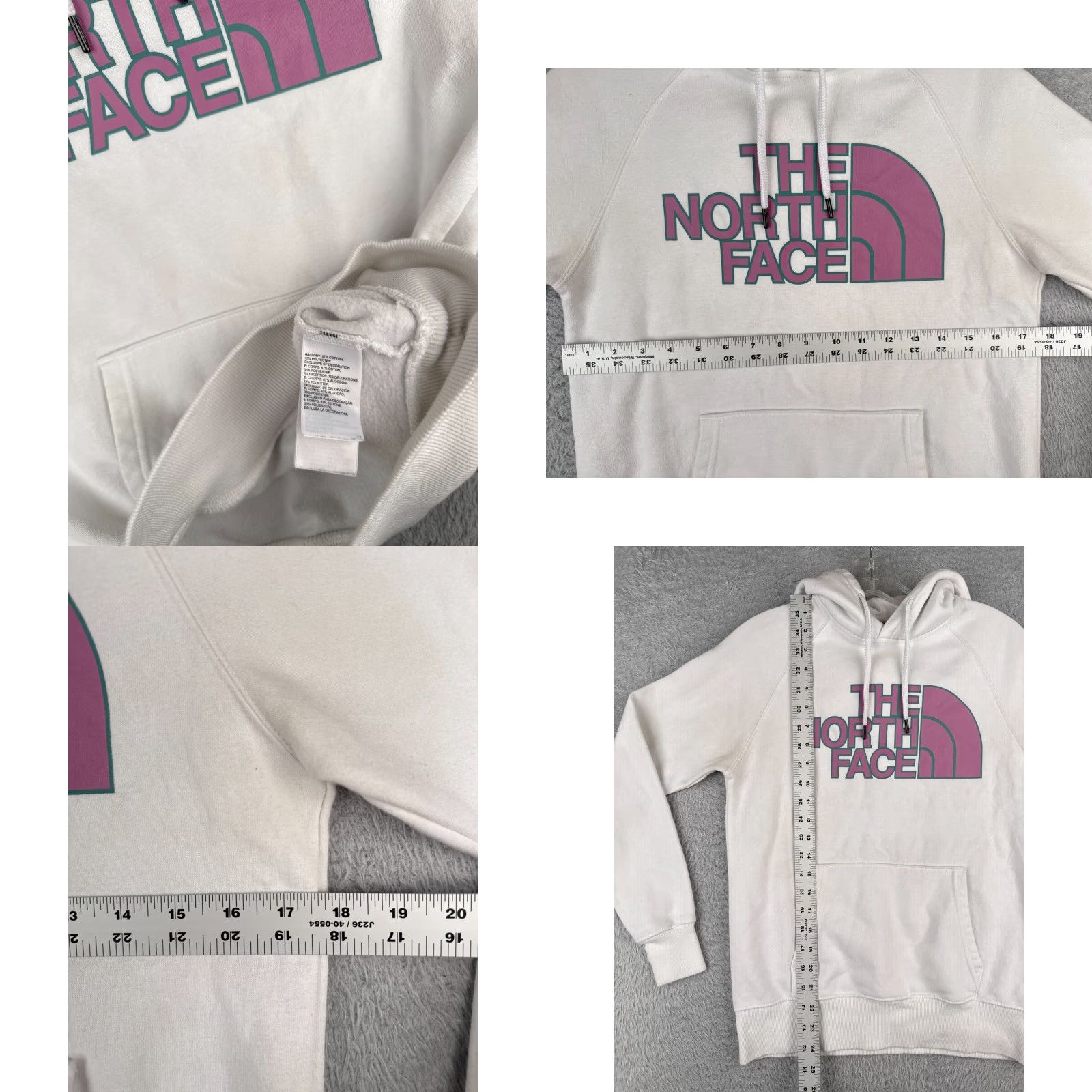 The North Face VINTAGE The North Face Hoodie Womens XS White Pullover Logo Pocket Regular Size XS Blues? (Note: Ensure no extra text) Size XS / US 0-2 / IT 36-38 - 8 Thumbnail