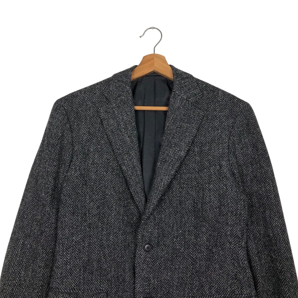 Harris Tweed 📌Vintage Wool Jacket Harris Tweed Double Breast Herringbone Size US M / EU 48-50 / 2 - 4 Thumbnail