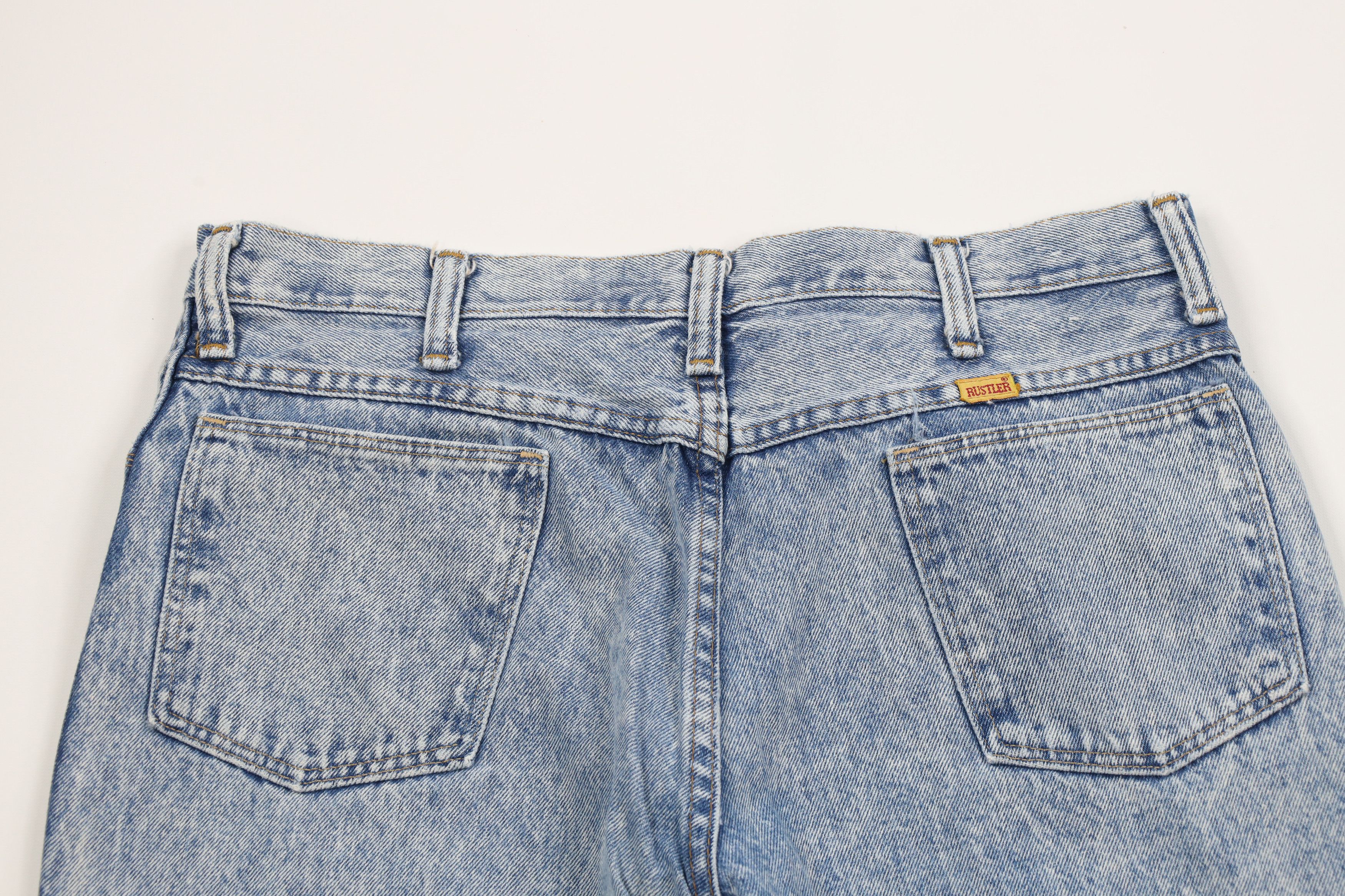 Vintage Vintage 90s Streetwear Acid Wash Denim Jeans Blue USA Size US 36 / EU 52 - 9 Thumbnail