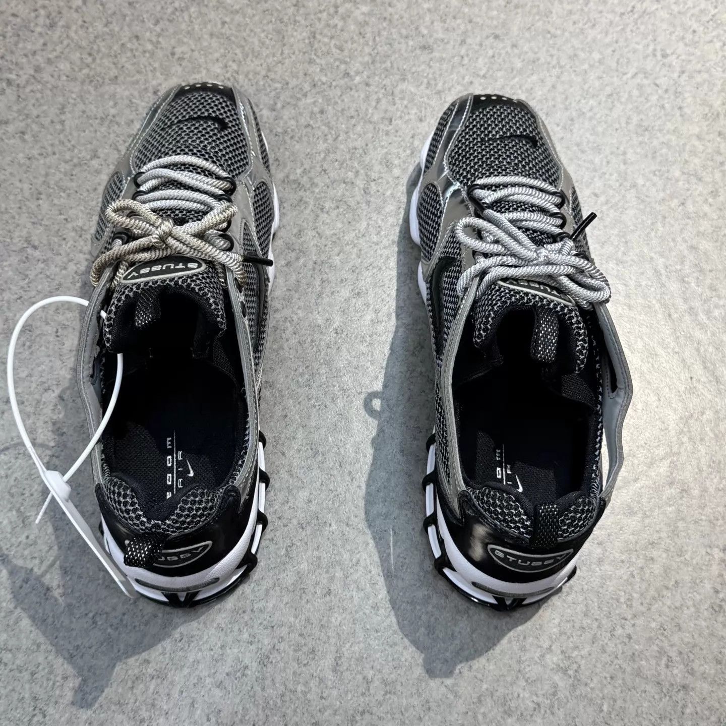 Nike Stussy x Nike Spiridon Cage 2 Black Silver 44 Lowest Mint Size US 11 / EU 44 - 8 Thumbnail