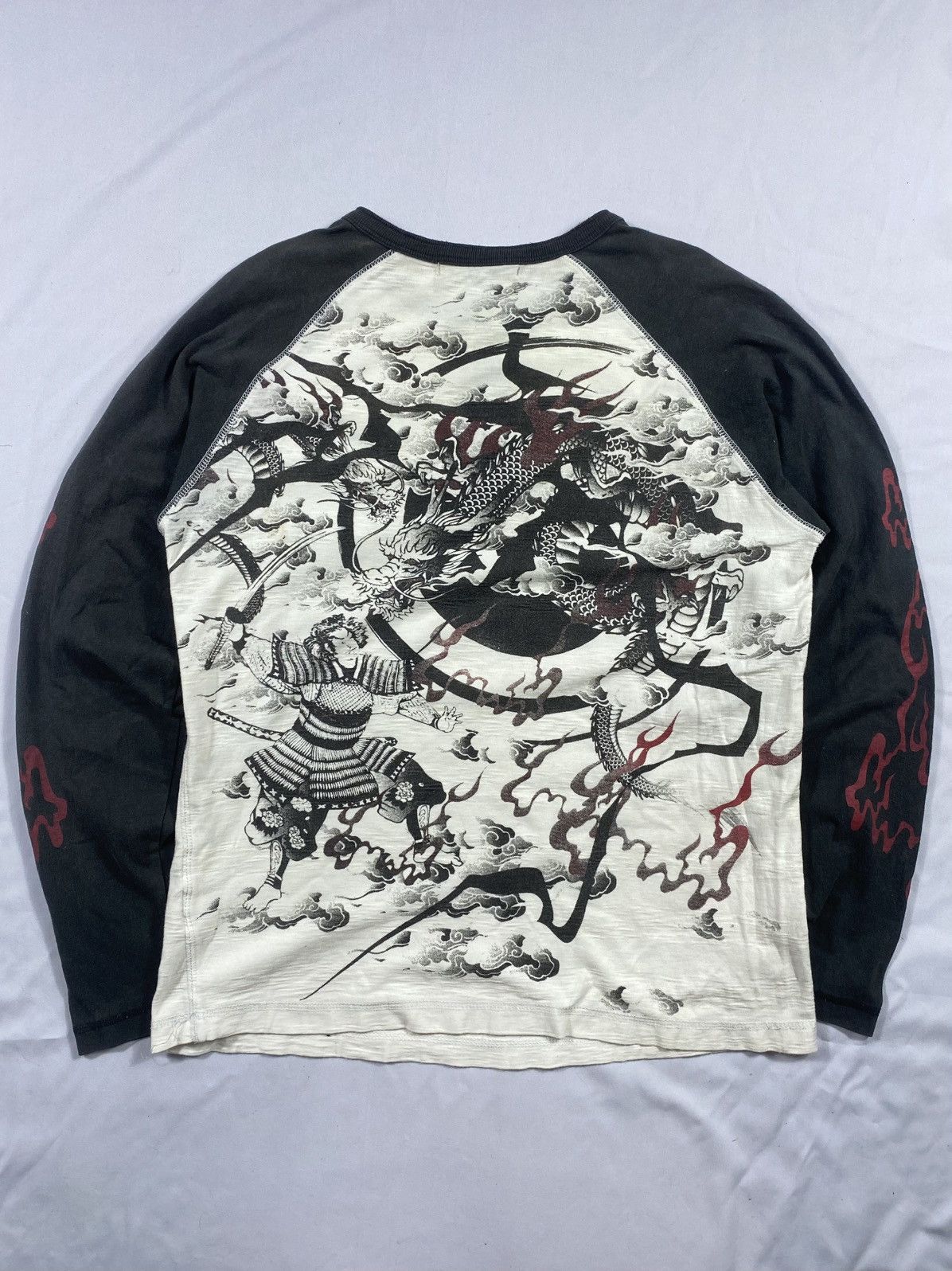 Hysteric Glamour Japanese Dragon Long slevee sukajan style Size US M / EU 48-50 / 2 - 1 Thumbnail