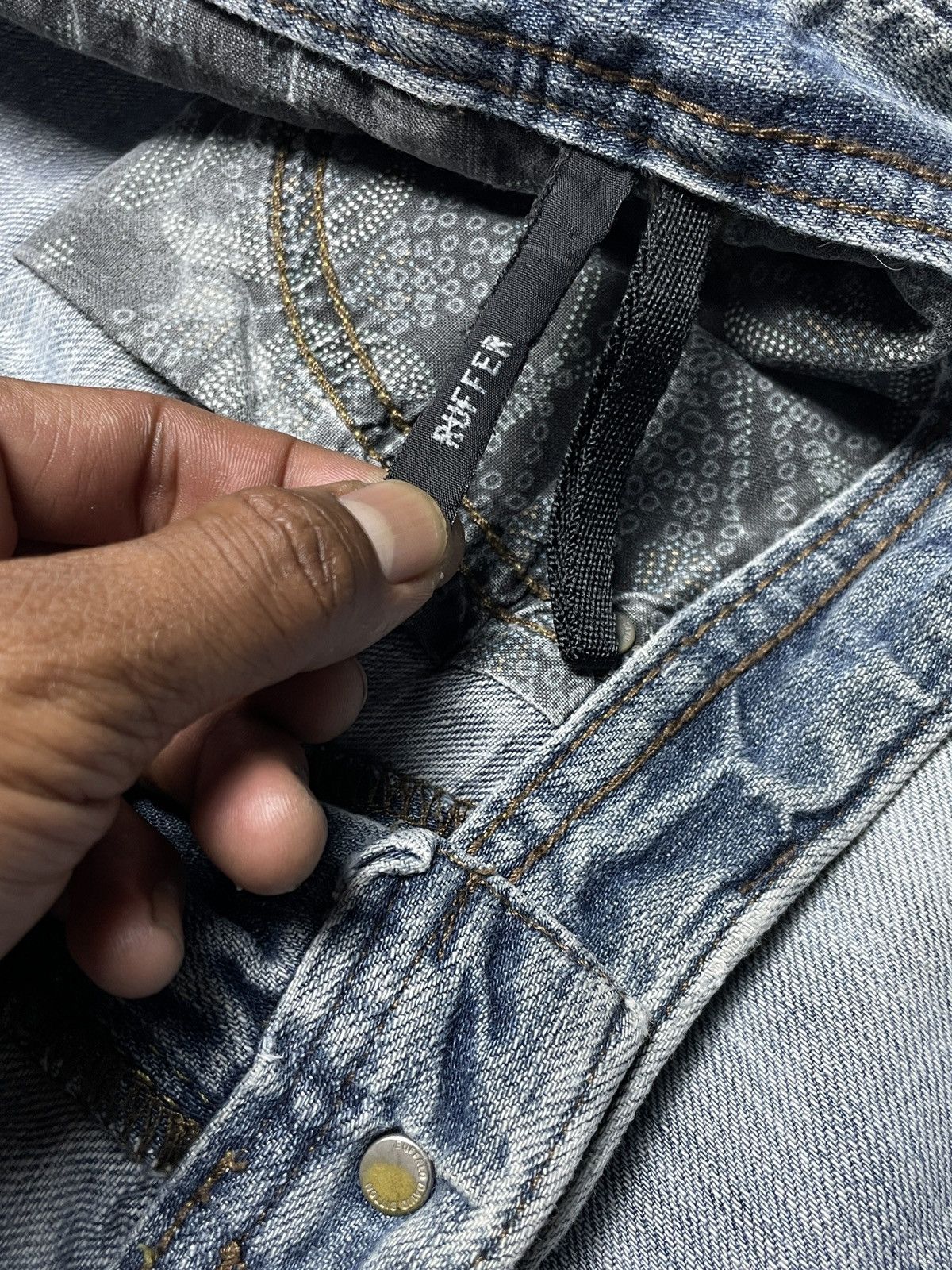 Buffalo David Bitton 2000’s Buffalo David Bitton - Light Wash Denim Pants Size US 34 / EU 50 - 12 Thumbnail