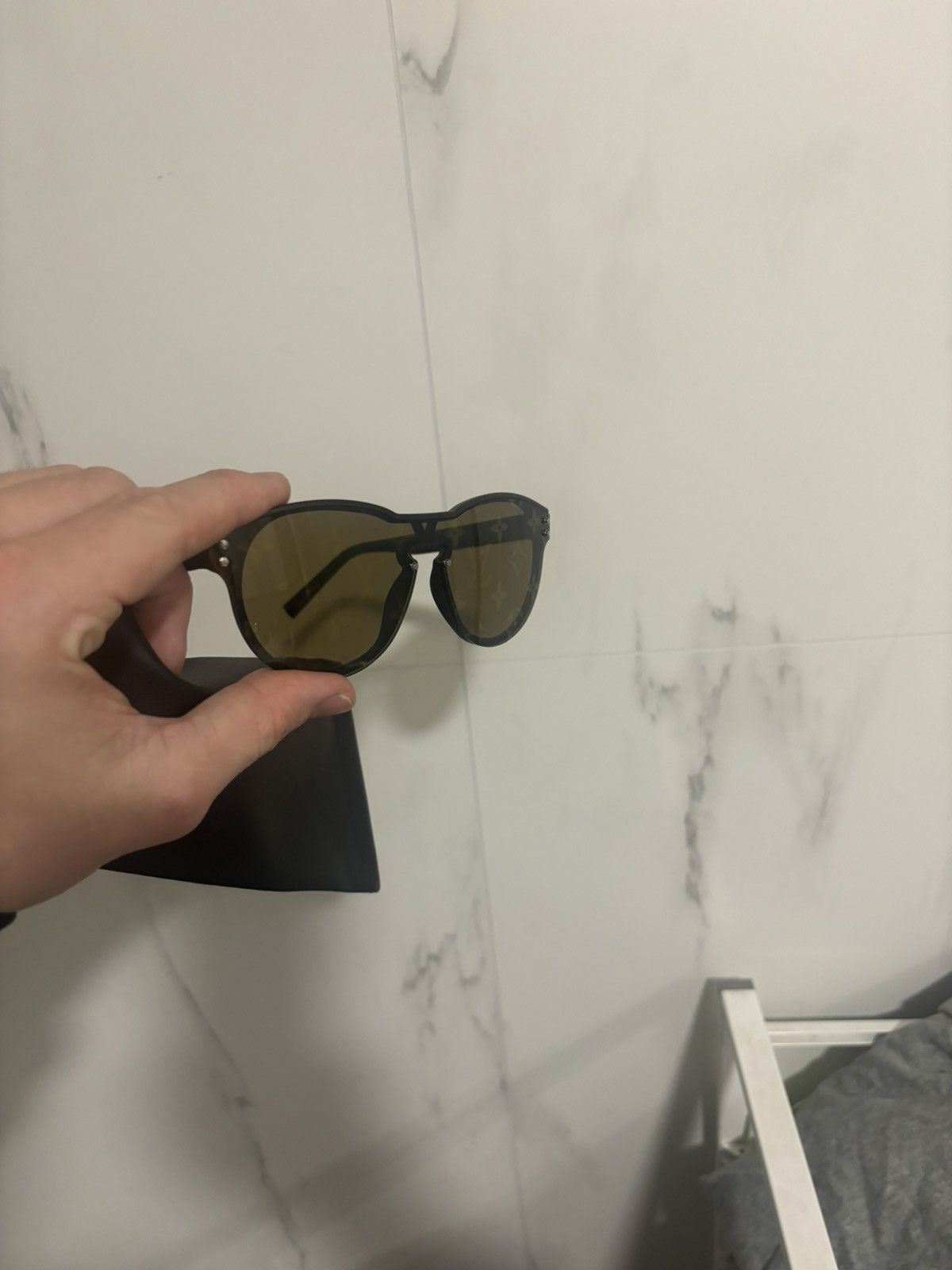 Louis Vuitton Louis Vuitton monogram sunglasses Size ONE SIZE - 3 Thumbnail