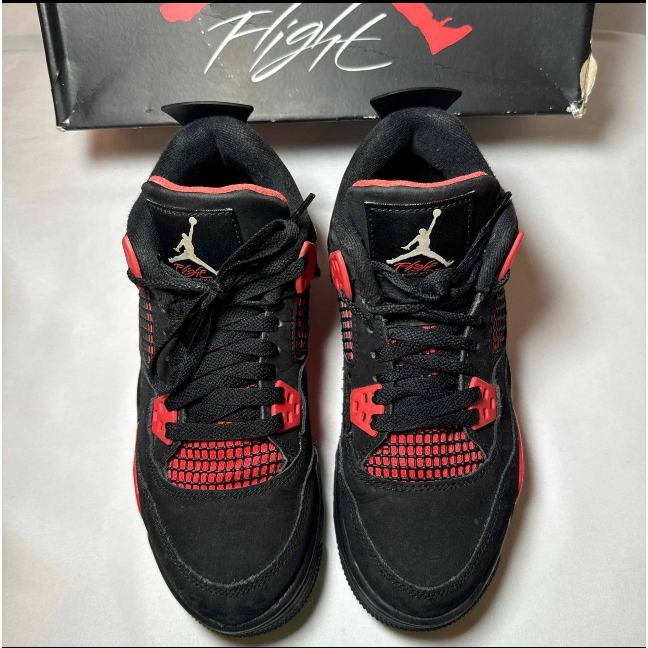 Jordan Brand × Nike Size 6 - Nike Air Jordan 4 Retro GS Red Thunder Men's Shoes Size US 6 / EU 39 - 4 Thumbnail