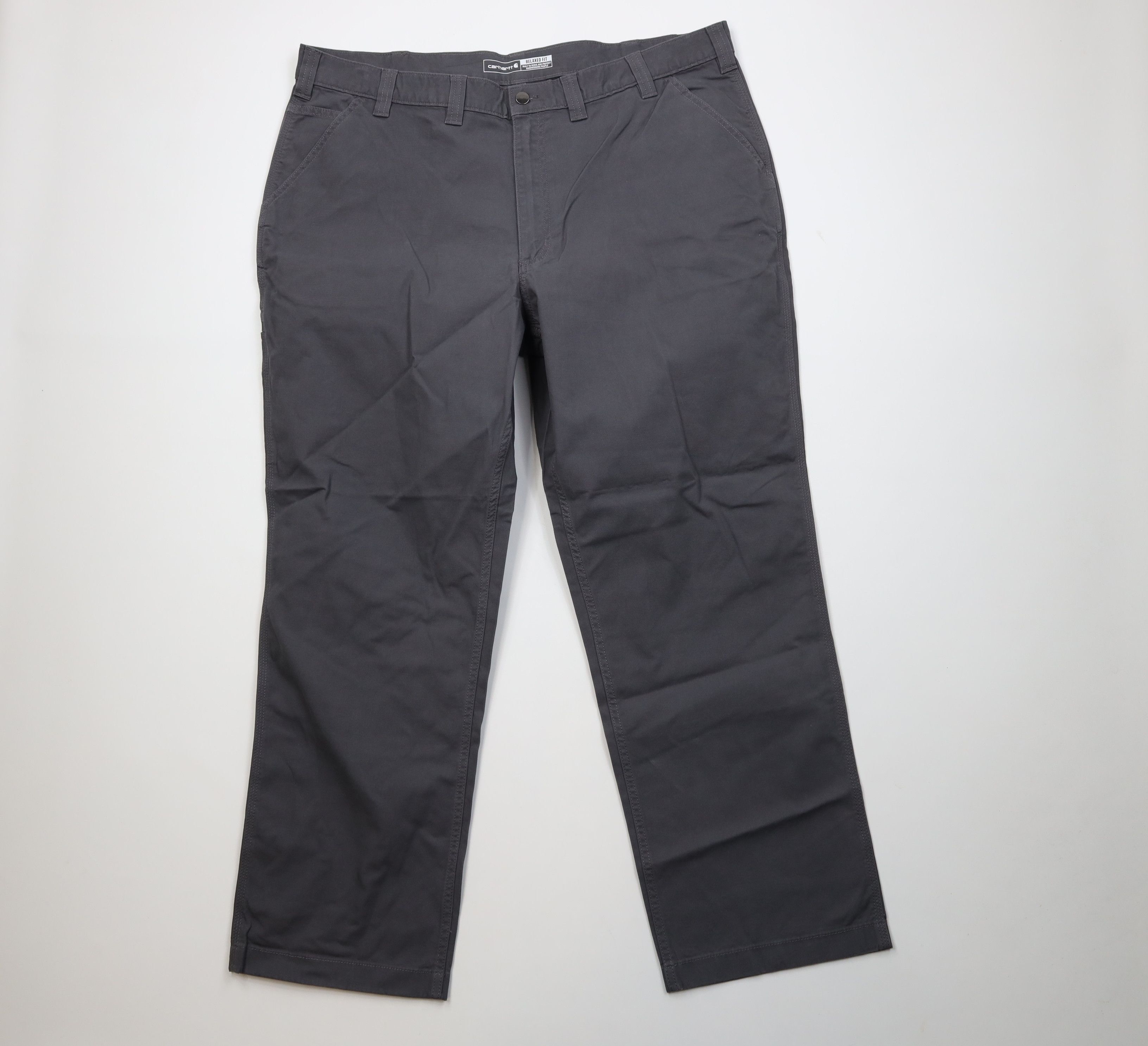Carhartt Deadstock Y2K Carhartt Fit Stretch Wide Leg Dungaree Pants Size US 44 / EU 60 - 1 Thumbnail