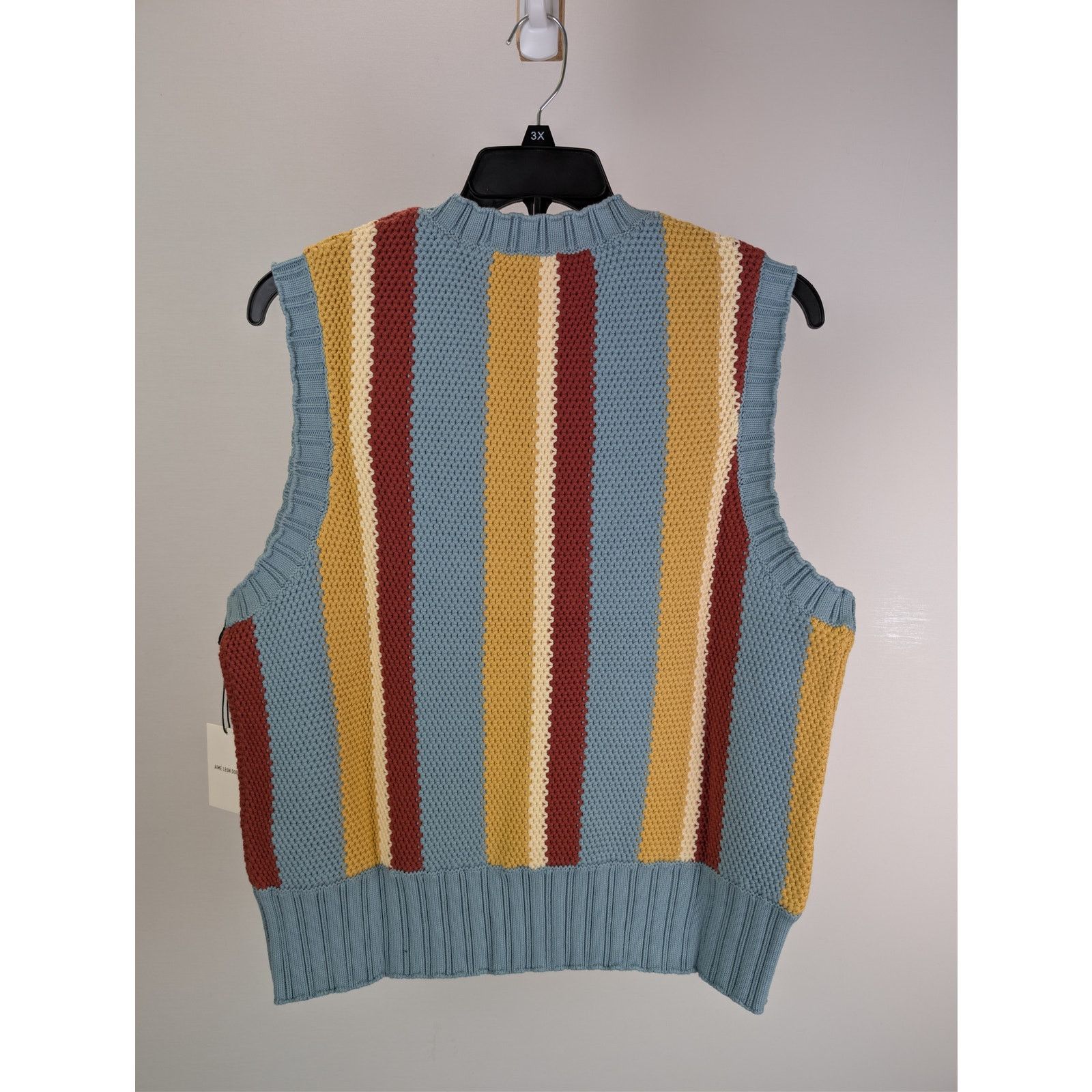 Aime Leon Dore o1rshd1 Collegaite Striped Vest in Tourmaline Size US L / EU 52-54 / 3 - 10 Thumbnail