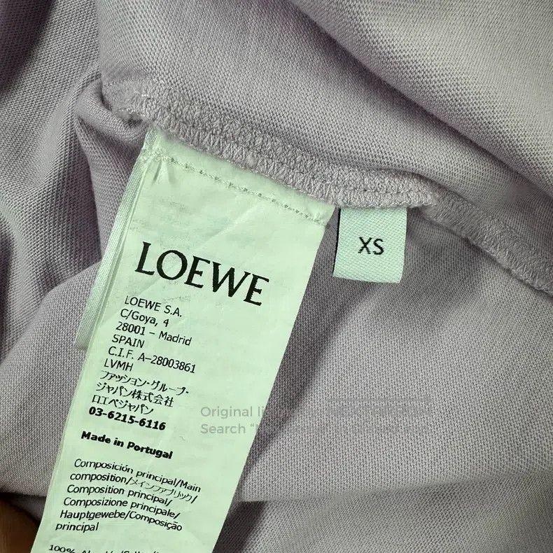 Loewe Loewe Men's purple round-neck short-sleeve T-shirt Size US XS / EU 42 / 0 - 9 Thumbnail