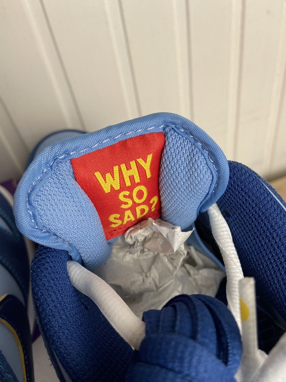 Nike New Nike SB Dunk Low Pro "Why So Sad?" Size 11,5US Size US 11.5 / EU 44-45 - 8 Thumbnail