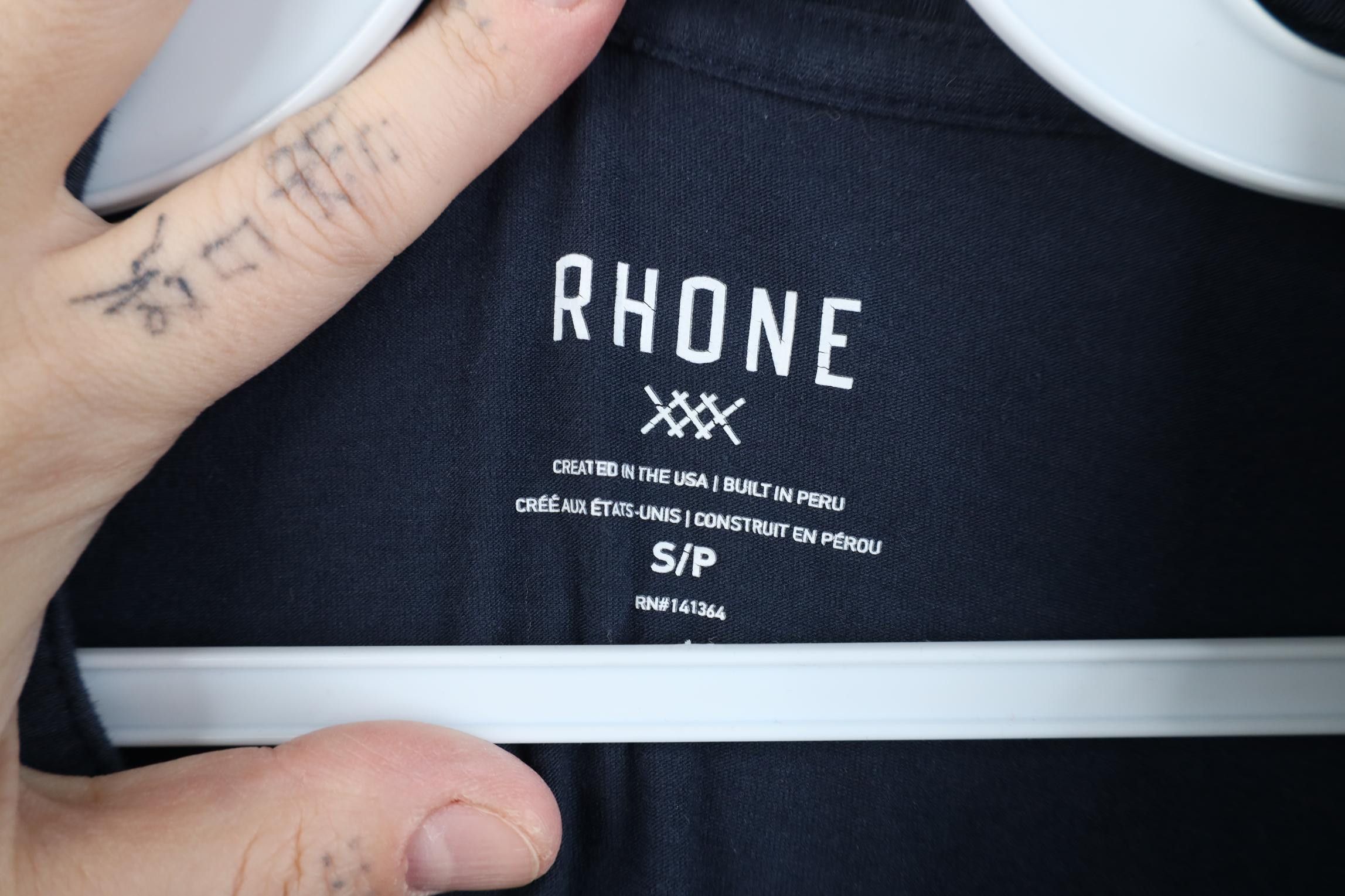 Rhone Rhone Element Lounge Henley Long Sleeve T-Shirt Navy Blue Size US S / EU 44-46 / 1 - 6 Thumbnail