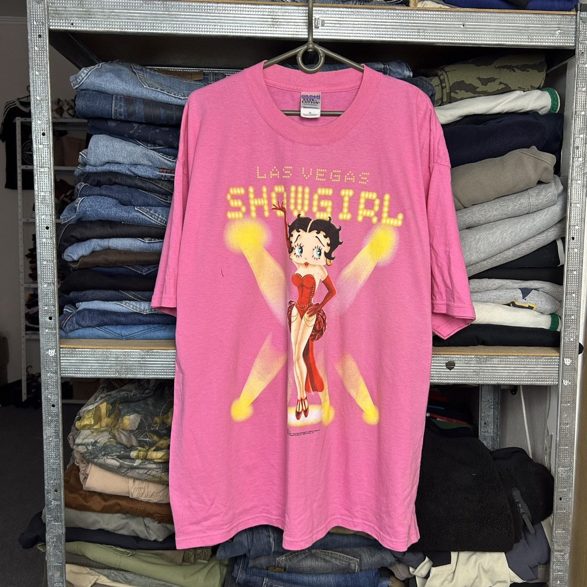 Cartoon Network Vintage Betty Boop 2001 Las Vegas big logo cartoon tee Size US XL / EU 56 / 4 - 1 Thumbnail