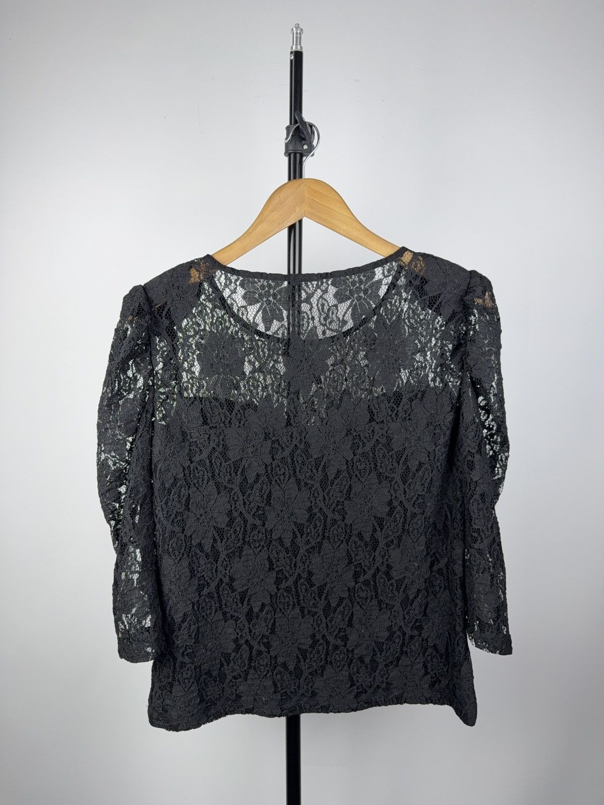 20471120 × Japanese Brand × Vintage Vintage 90s crazy Mesh Gothic JPG Japanese style Blouse Size M / US 6-8 / IT 42-44 - 6 Thumbnail