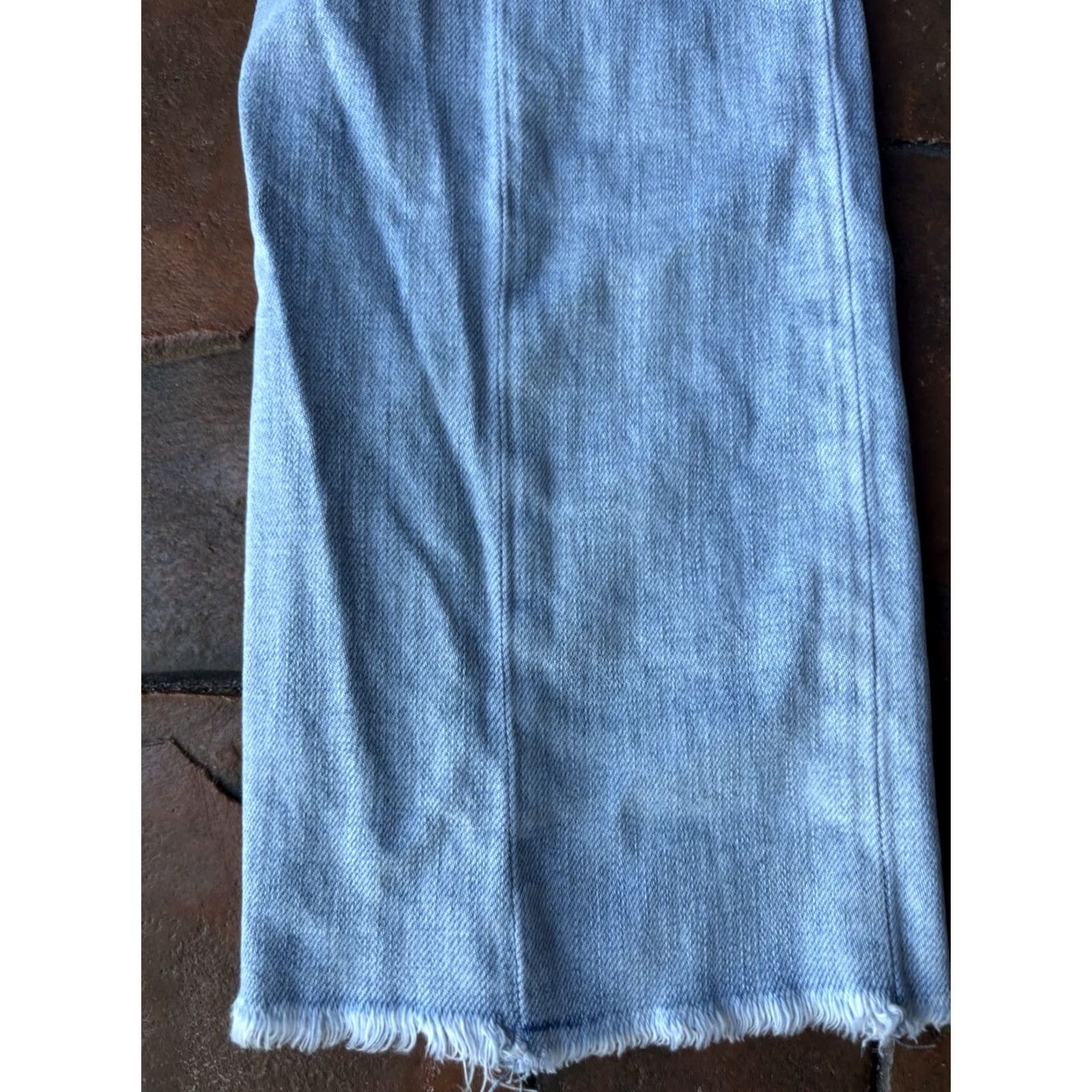 Vintage We The Free Bootcut Flare Jeans Women’s 28x27 Distressed Button Fly Blue Jeans Size 28" / US 6 / IT 42 - 7 Thumbnail